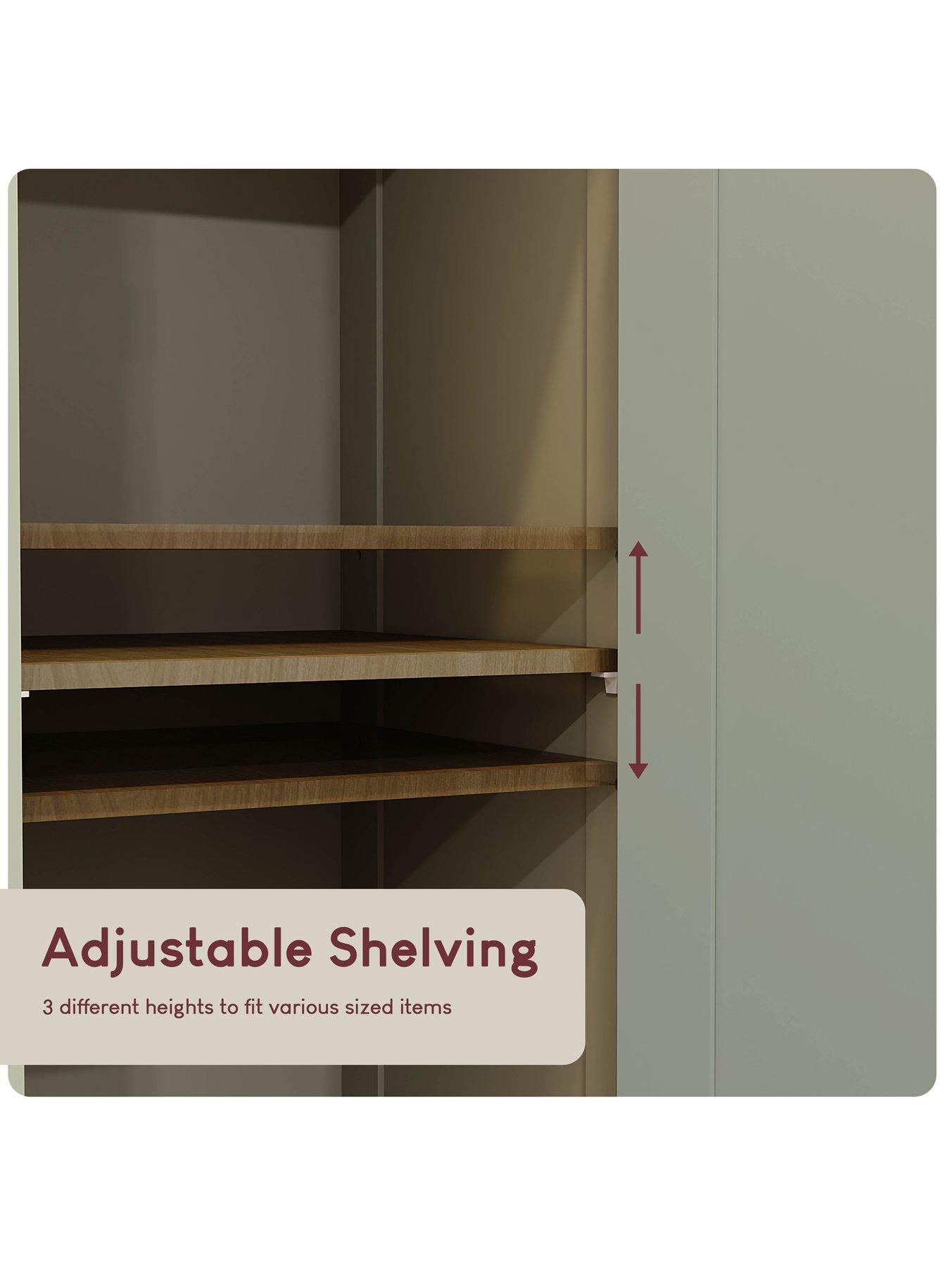 Bath Vida Priano Armadietto Da Bagno A Colonna Con 4 Cassetti E 1 Anta, Grigio, In MDF, Dimensioni 81x60x30 Cm
