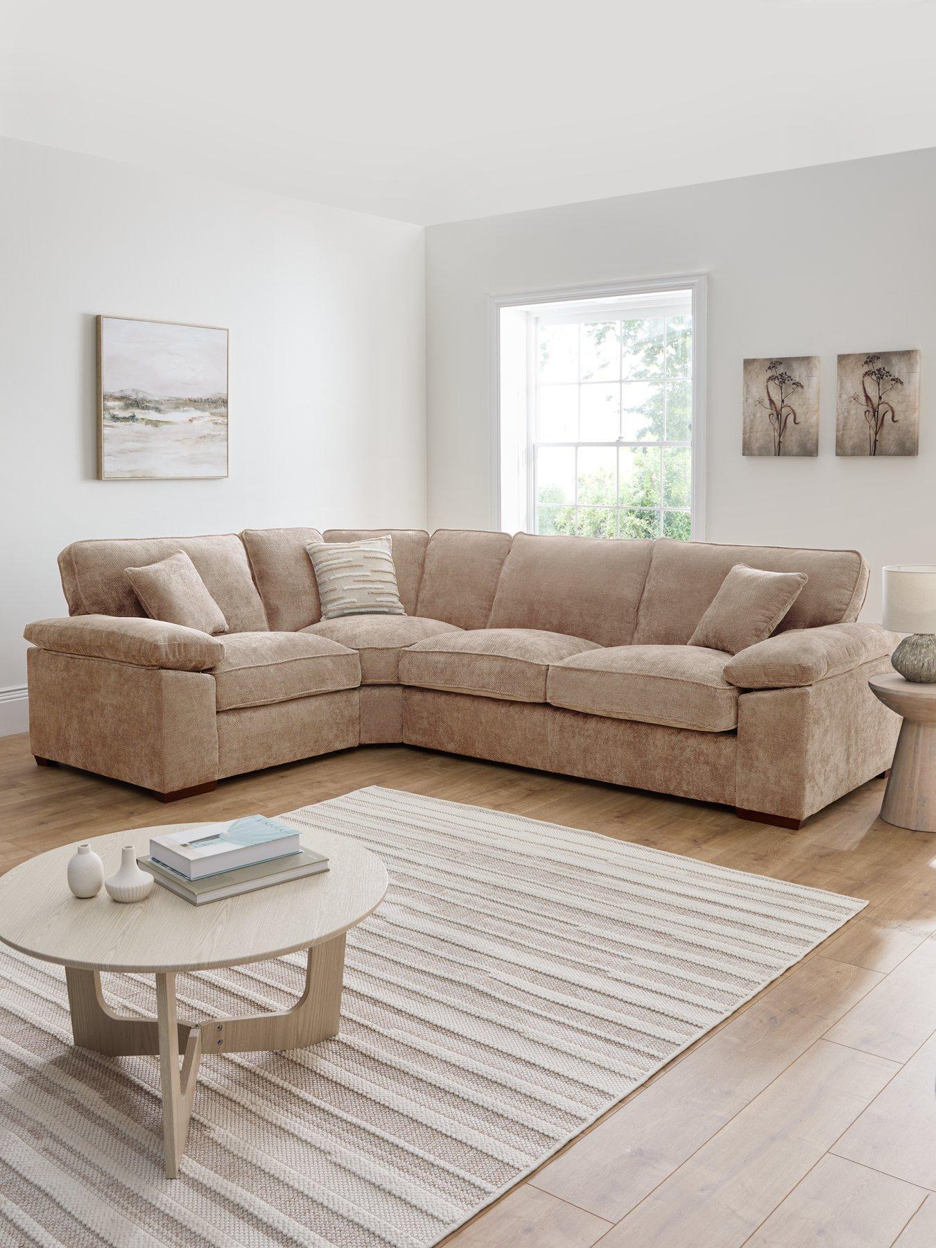 undefined Tuscany Fabric Left Hand Corner Sofa
