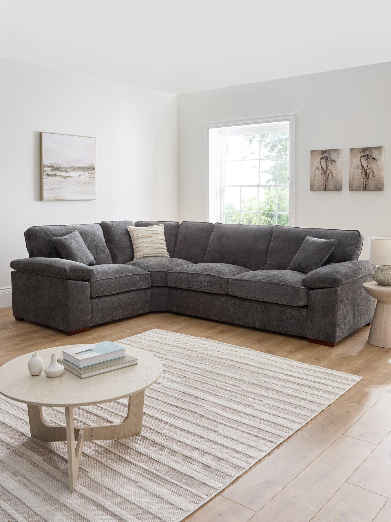 Product photograph of Very Home Tuscany Lh Corner Sofa from very.co.uk