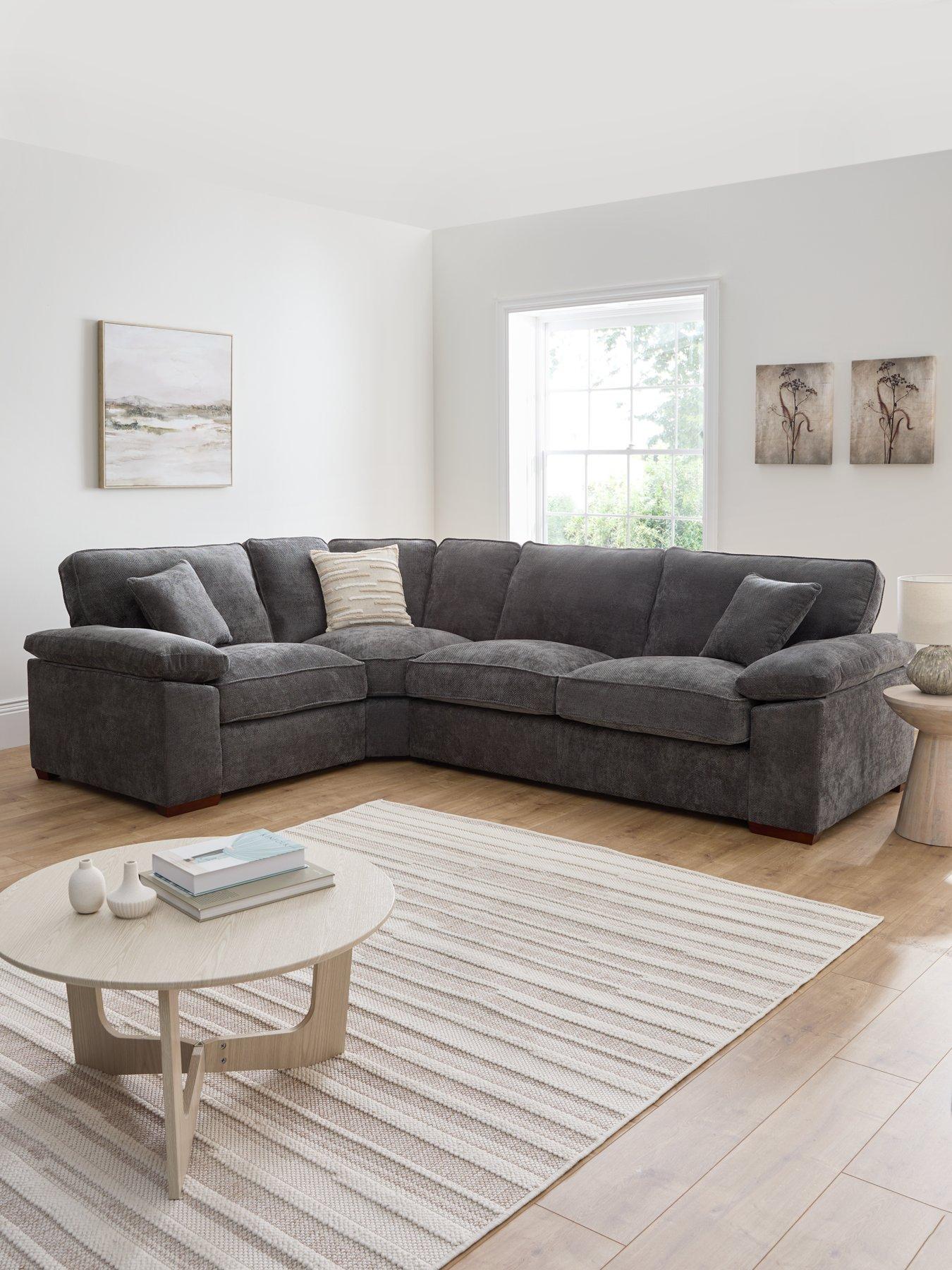 Image 1 of 6 of The Very Collection Tuscany Fabric&nbsp;Left Hand&nbsp;Corner Sofa&nbsp;- Made to Order in the UK