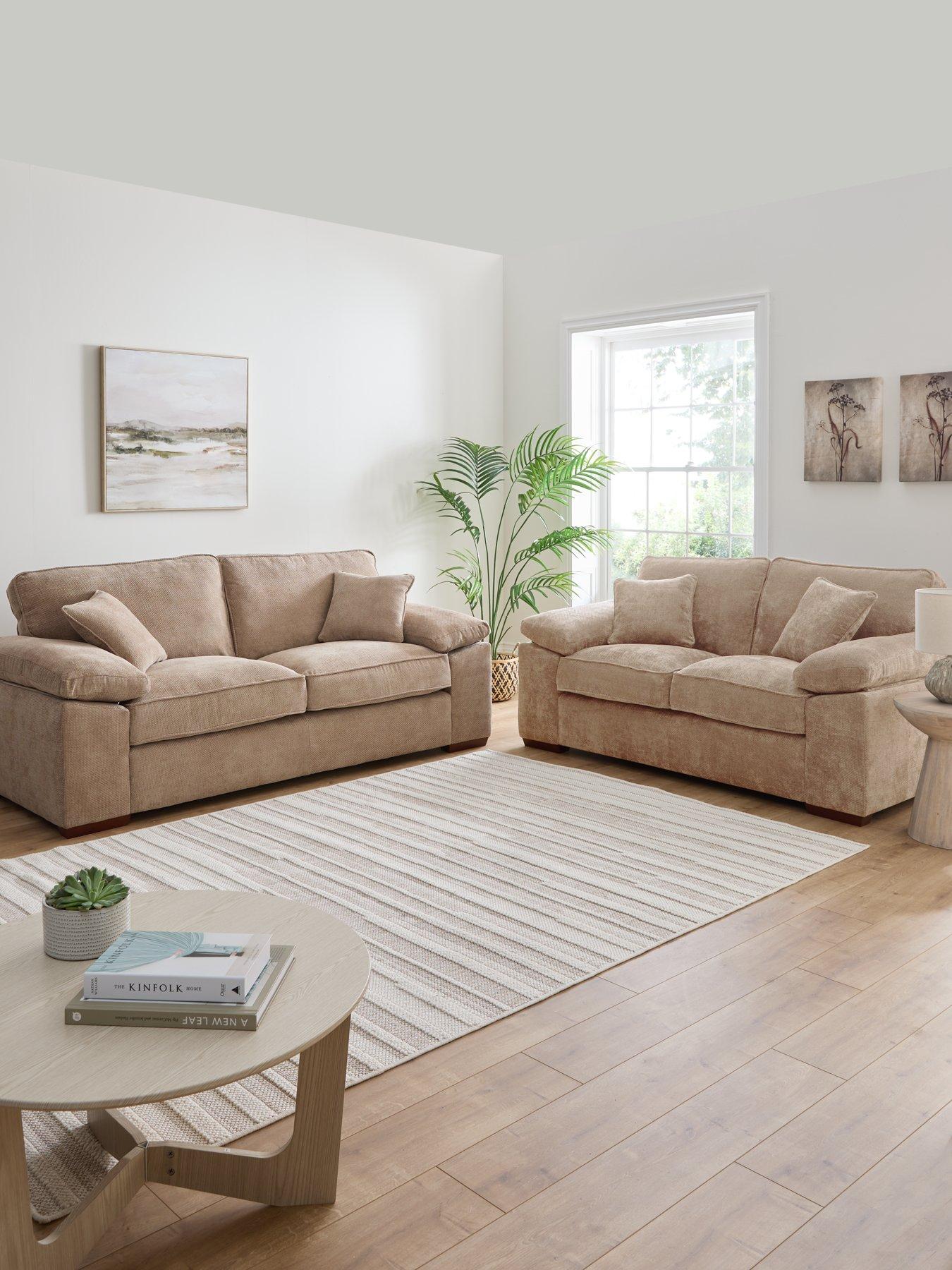 undefined Tuscany Fabric 3 + 2 Seater Sofa Set (Buy  &  SAVE!)