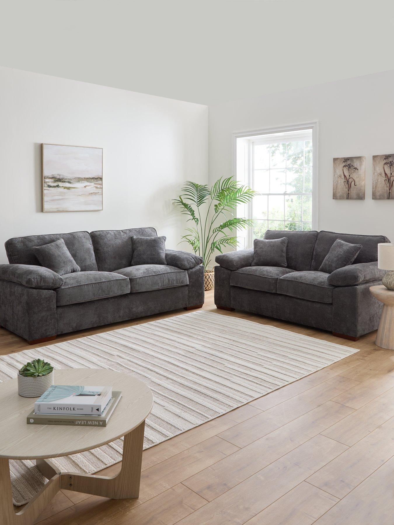 undefined Tuscany Fabric 3 + 2 Seater Sofa Set (Buy  &  SAVE!)