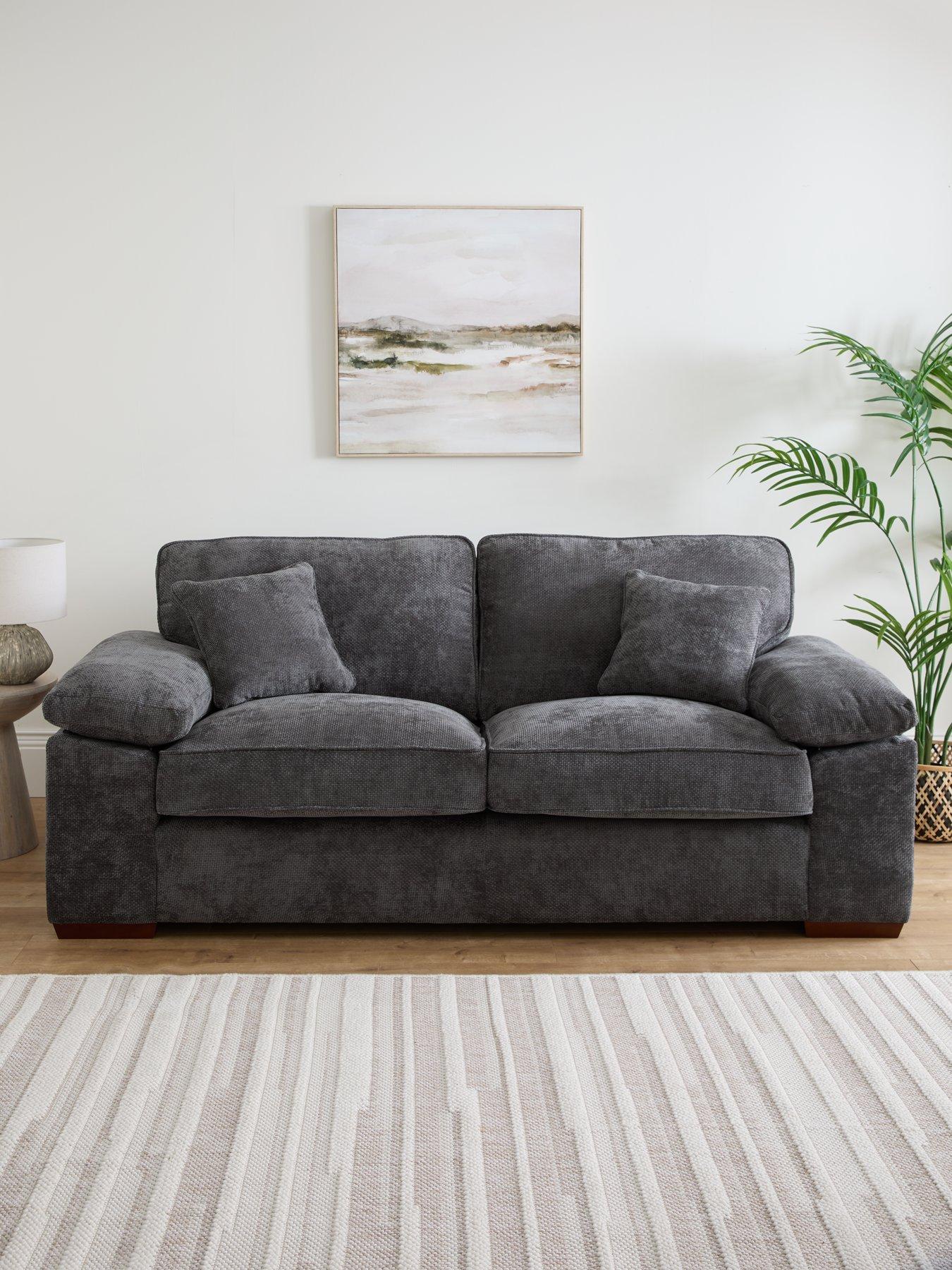 undefined Tuscany Fabric 3 Seater Sofa