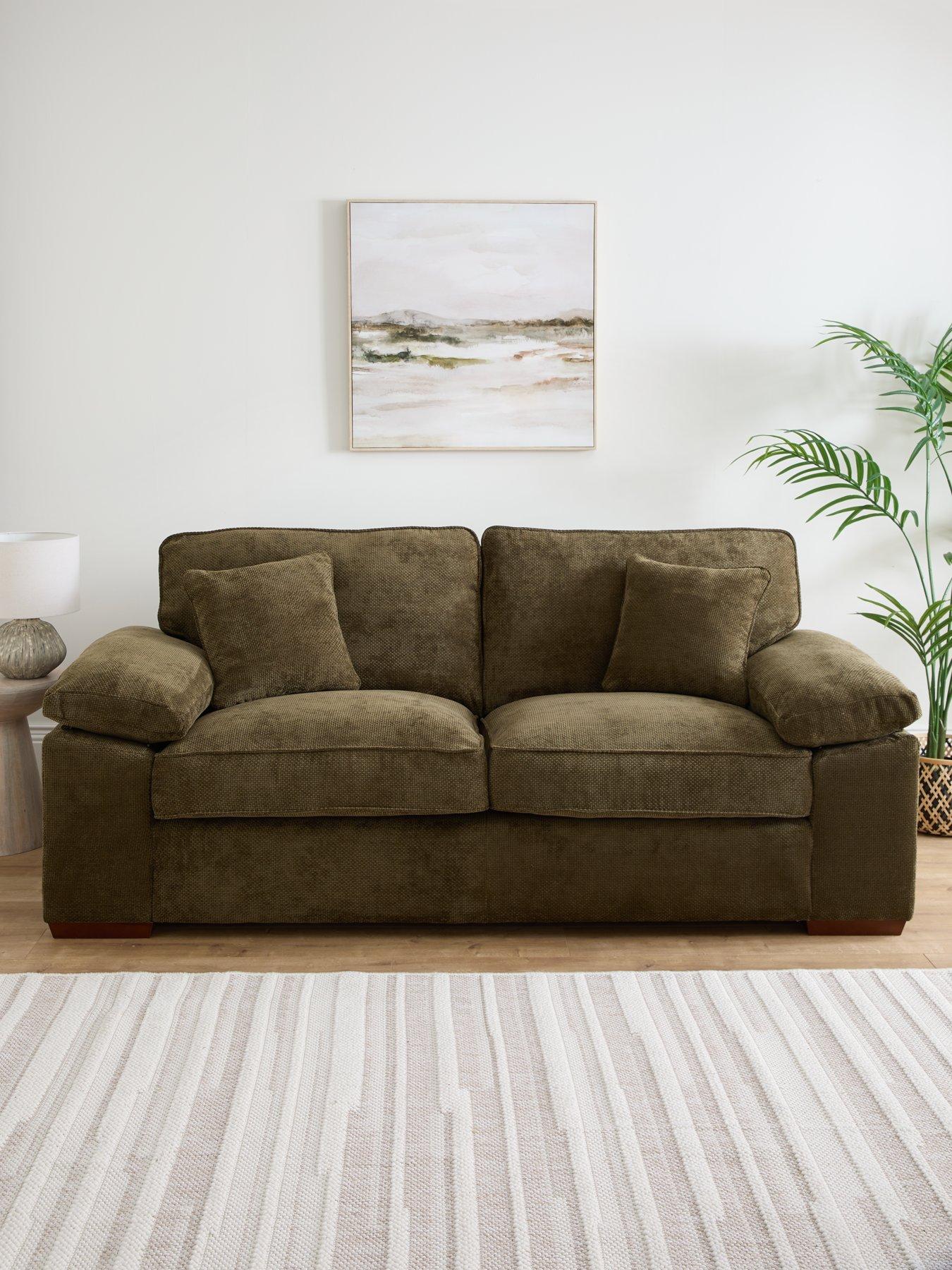 undefined Tuscany Fabric 3 Seater Sofa