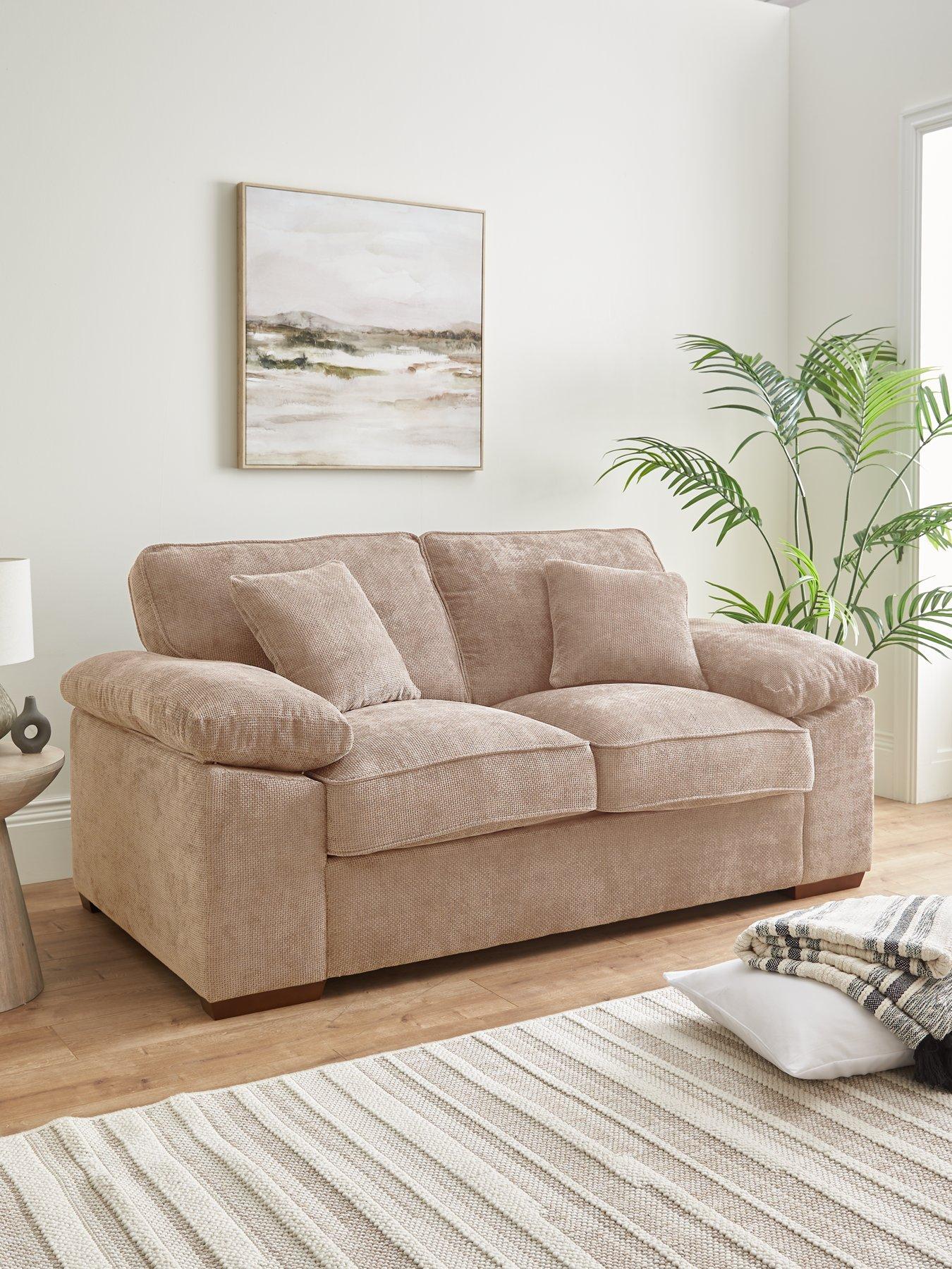 undefined Tuscany Fabric 2 Seater Deluxe Sofa Bed