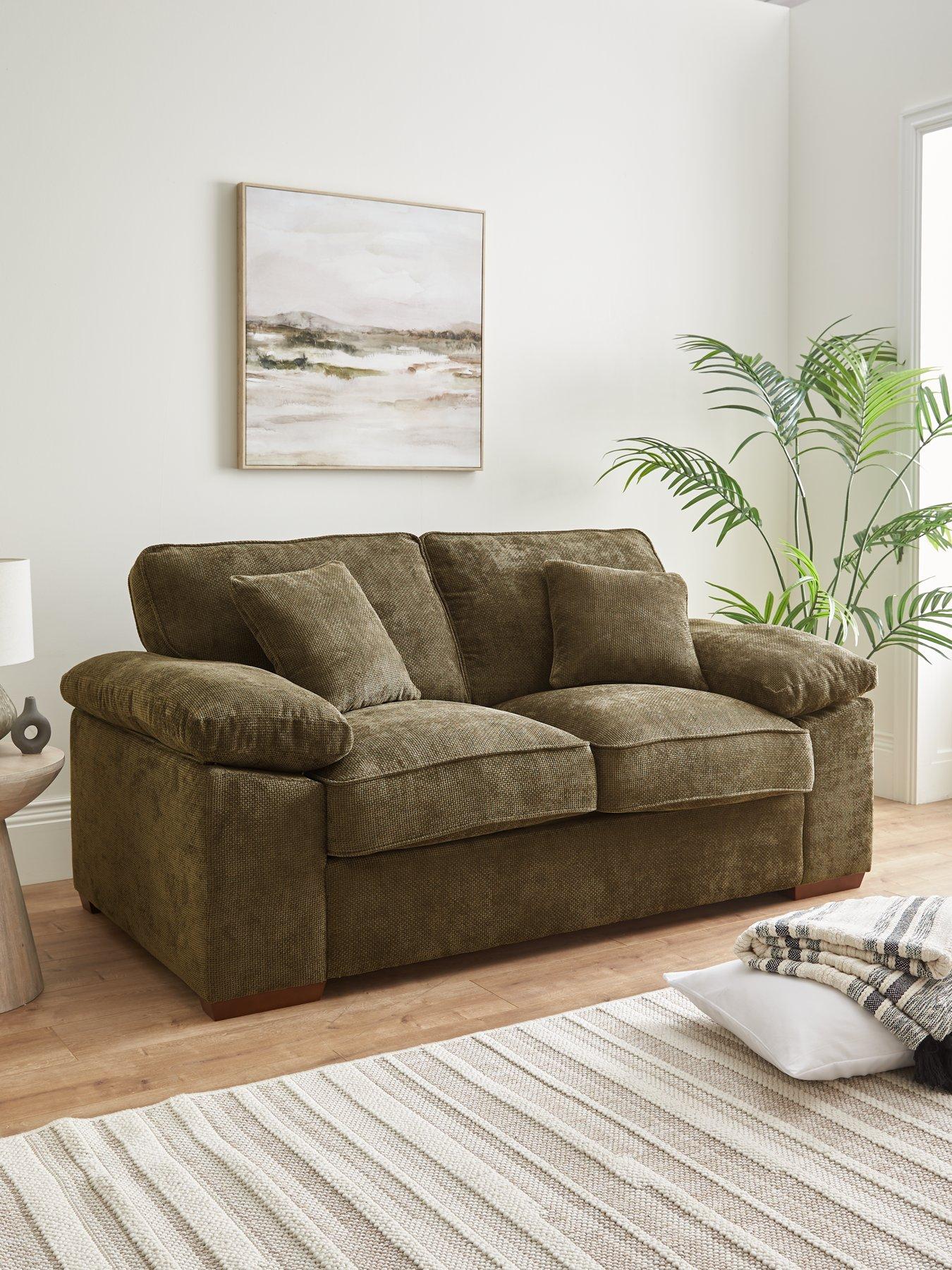 undefined Tuscany Fabric 2 Seater Deluxe Sofa Bed