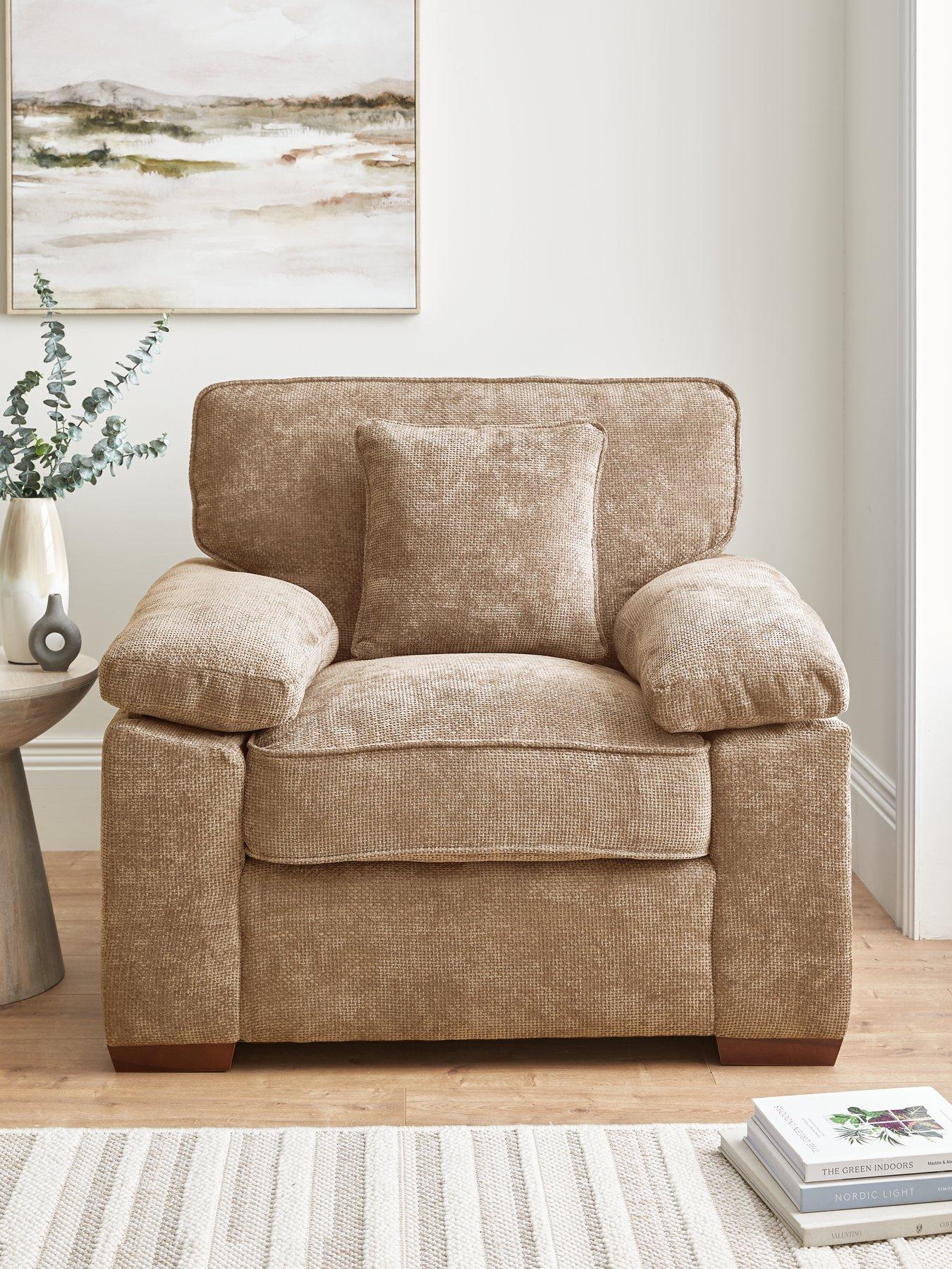 The Very Collection: Tuscany Fabric Armchair - Made to Order in the UK - FSC&reg; Certified