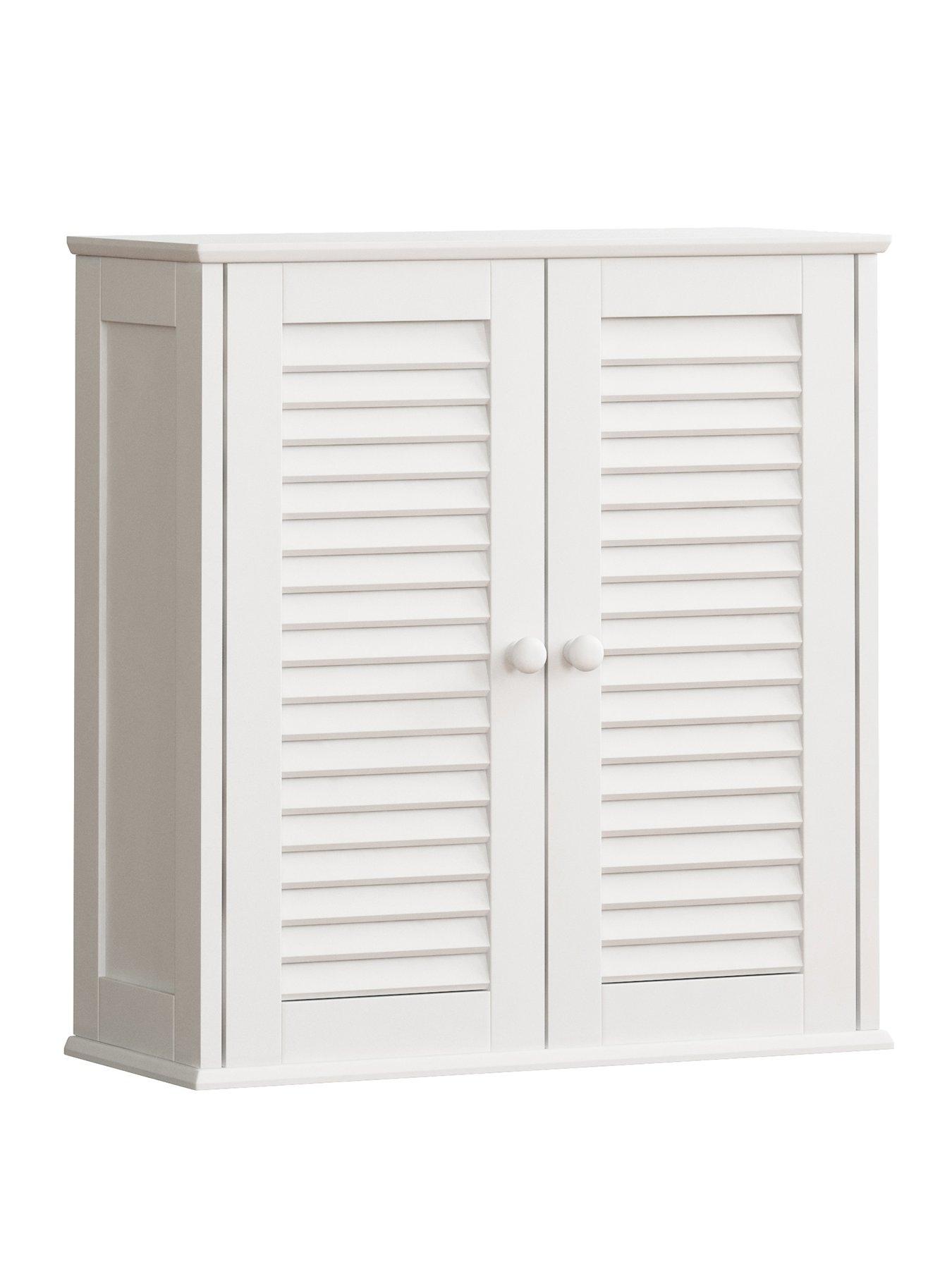 Armadietto Da Bagno Liano Bath Vida – 1 Anta, Bianco, H57 X L39 X P17 Cm, In MDF