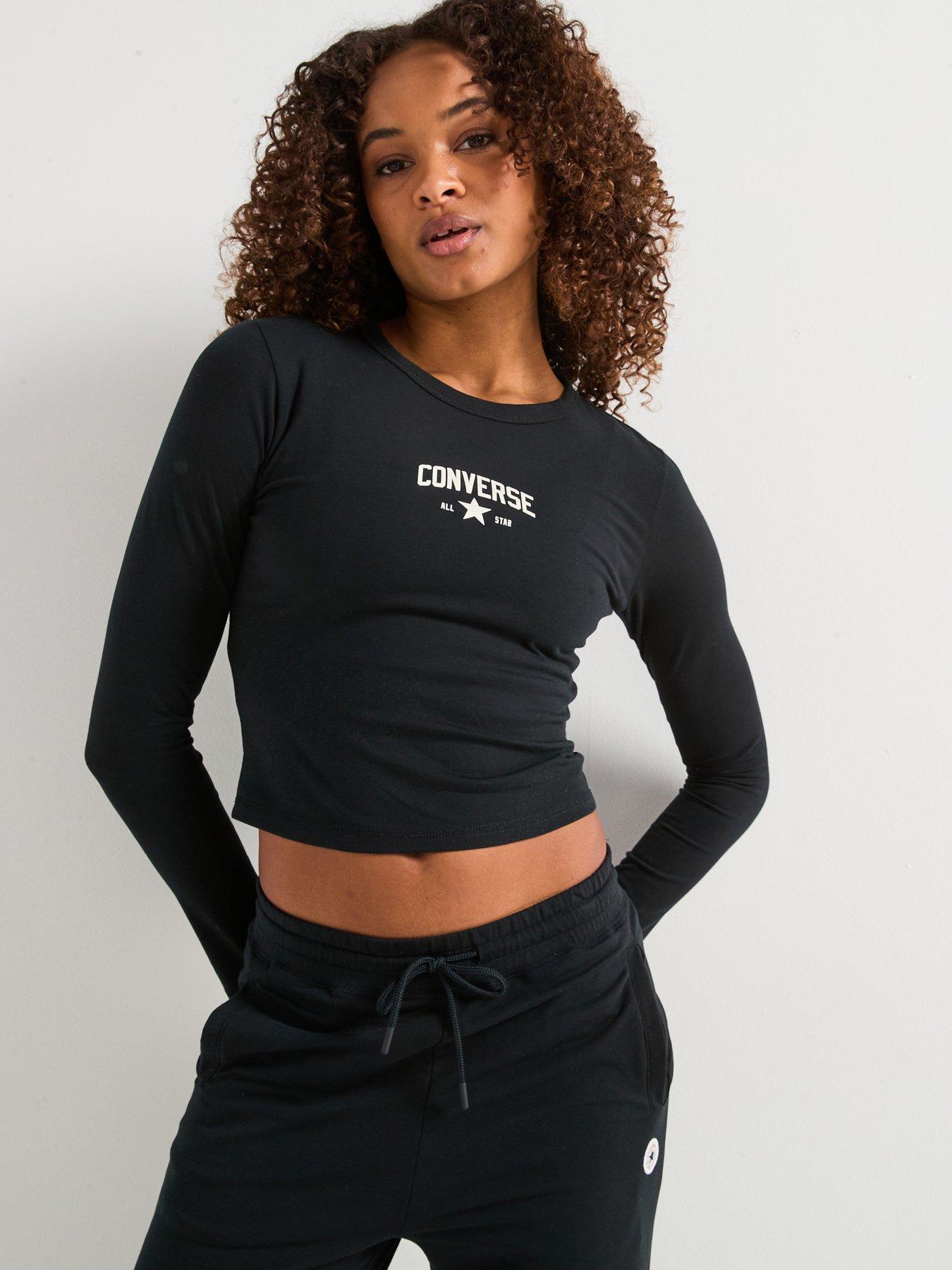 undefined Womens Baby Long Sleeve T-Shirt - Black