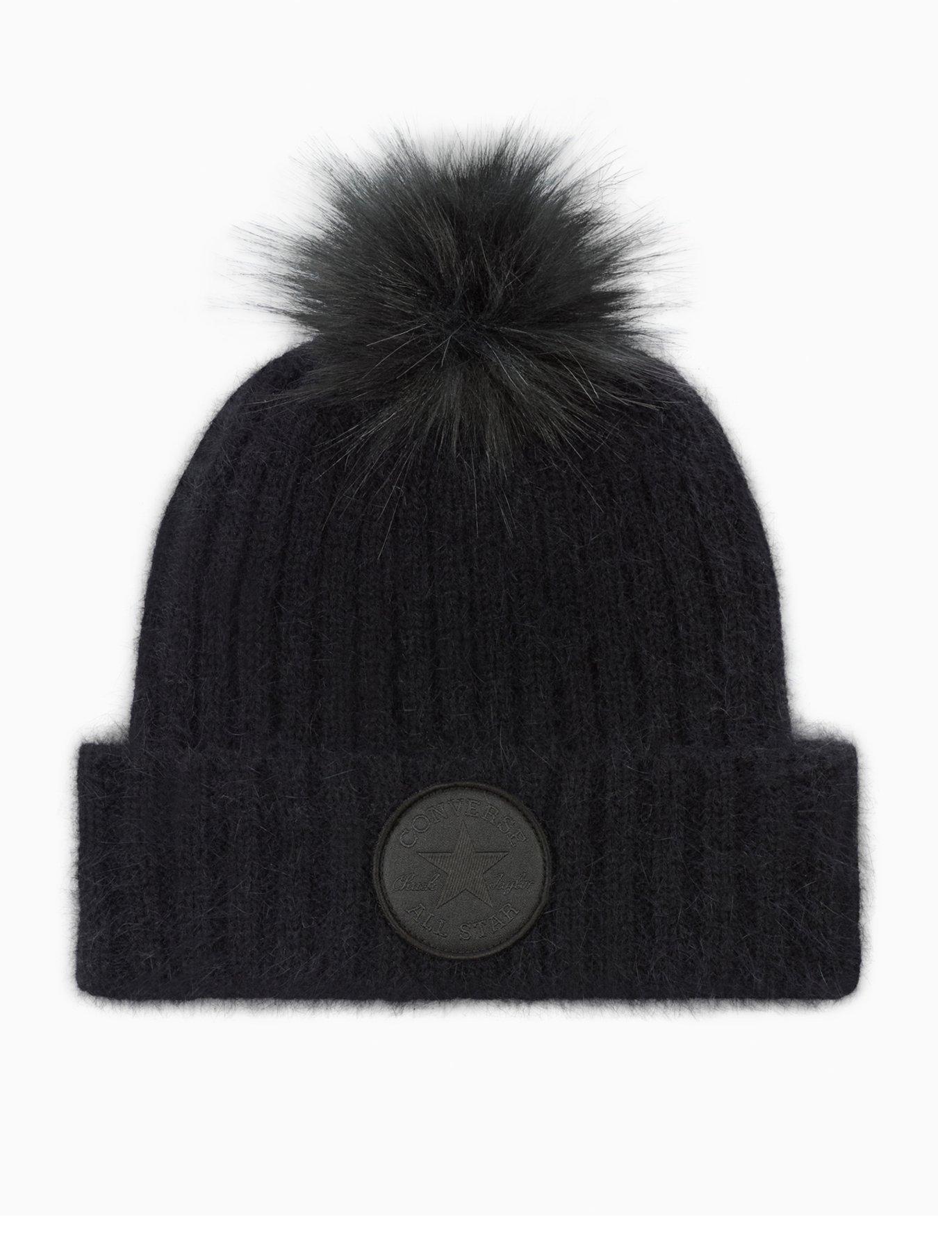undefined Unisex Tonal Pom Beanie - Black