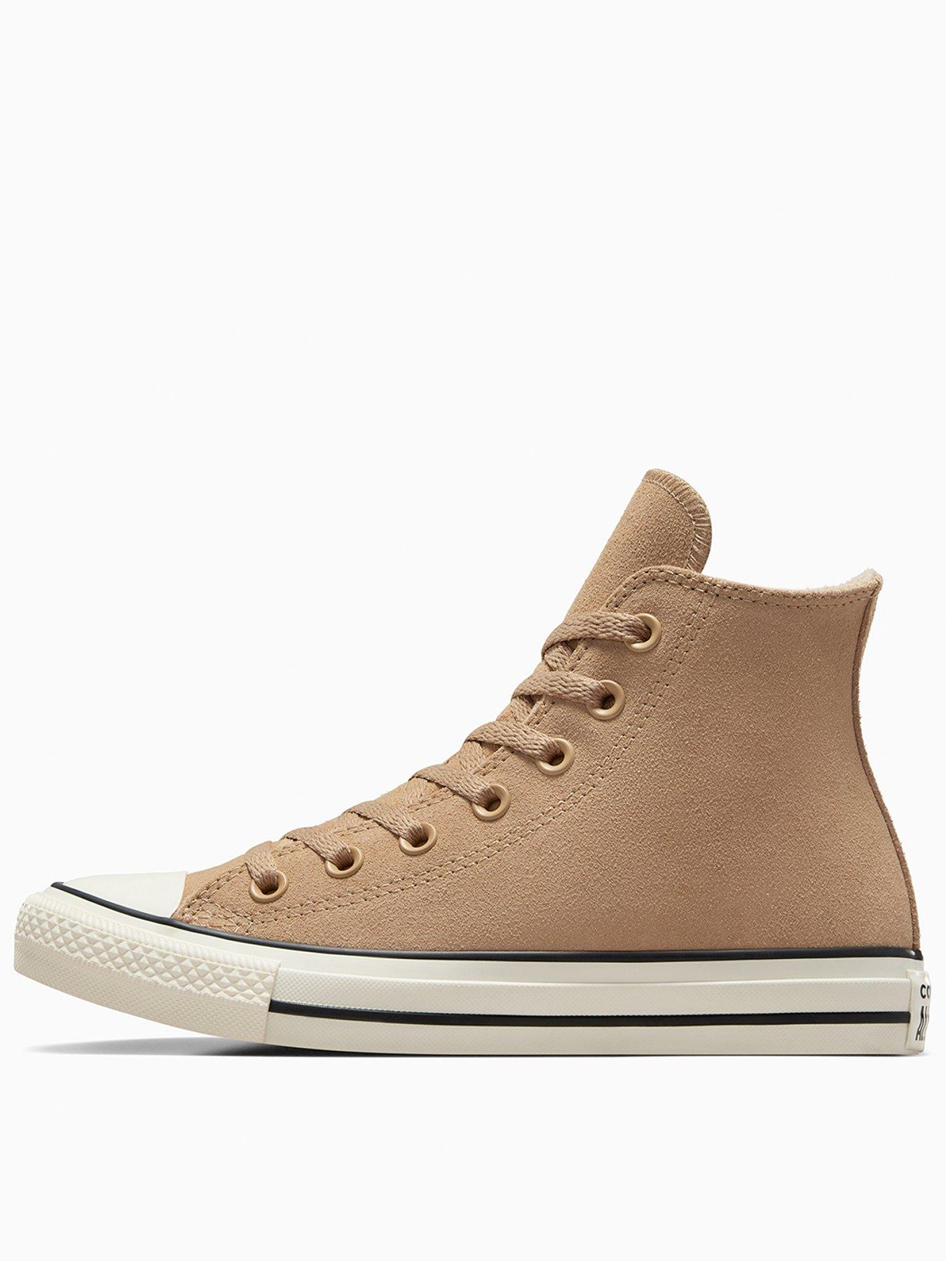 Converse Womens Crafted Color Chuck Taylor All Star Trainers - Beige