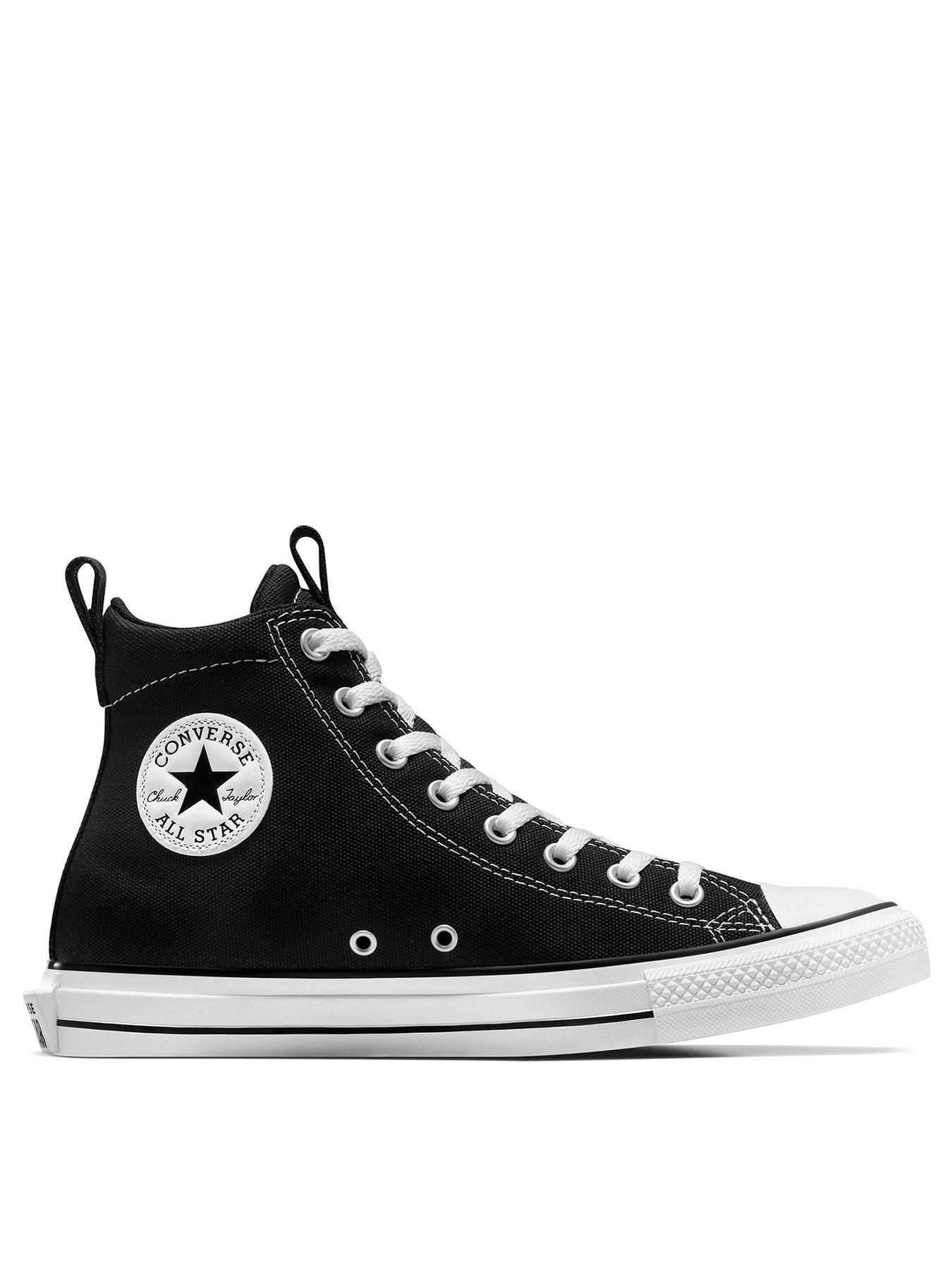 Men s Black Converse Trainers Very