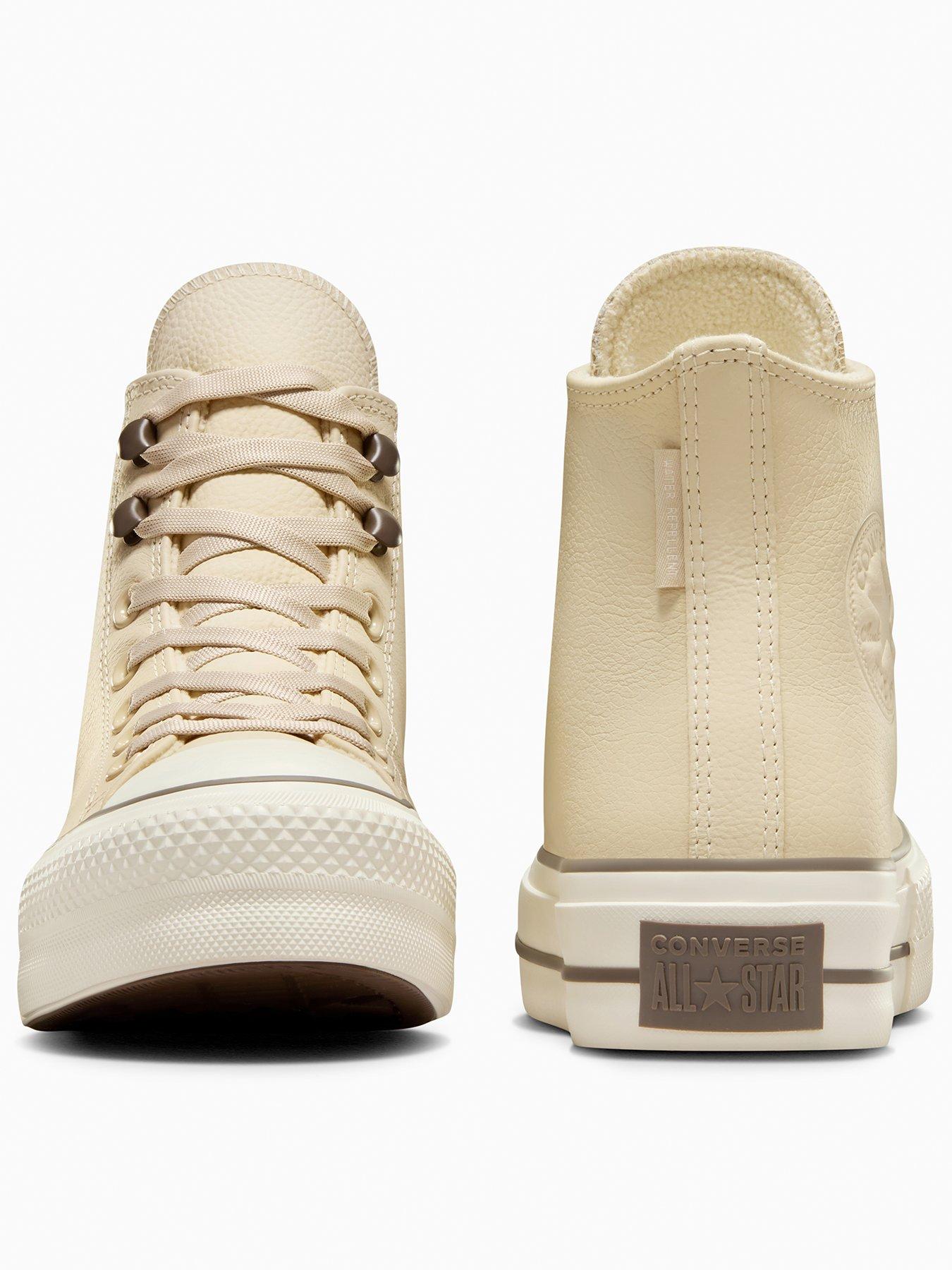 Converse Womens Weatherized Leather Chuck Taylor All Star Hi Top