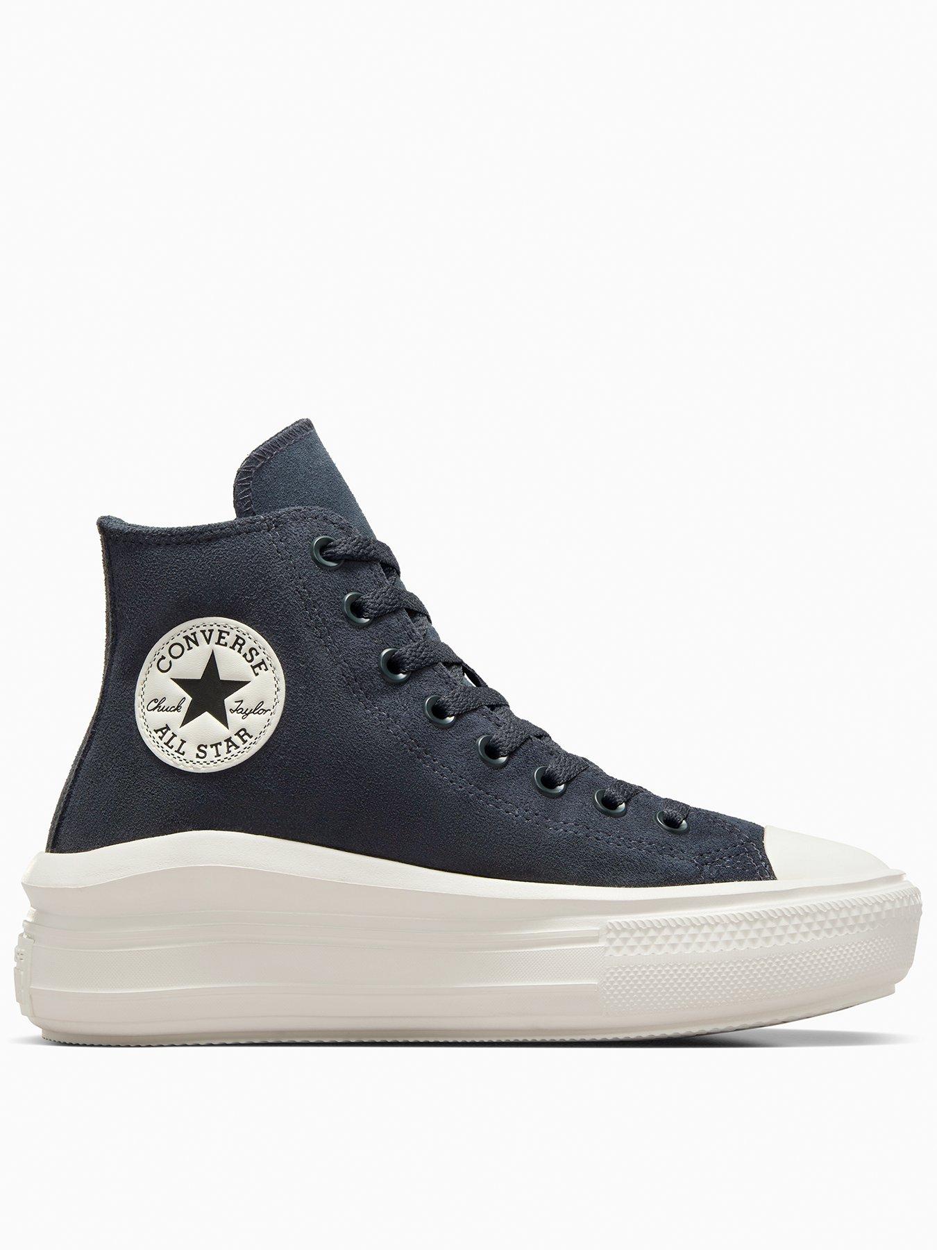 Converse Womens Crafted Color Chuck Taylor All Star Move Trainers - Beige