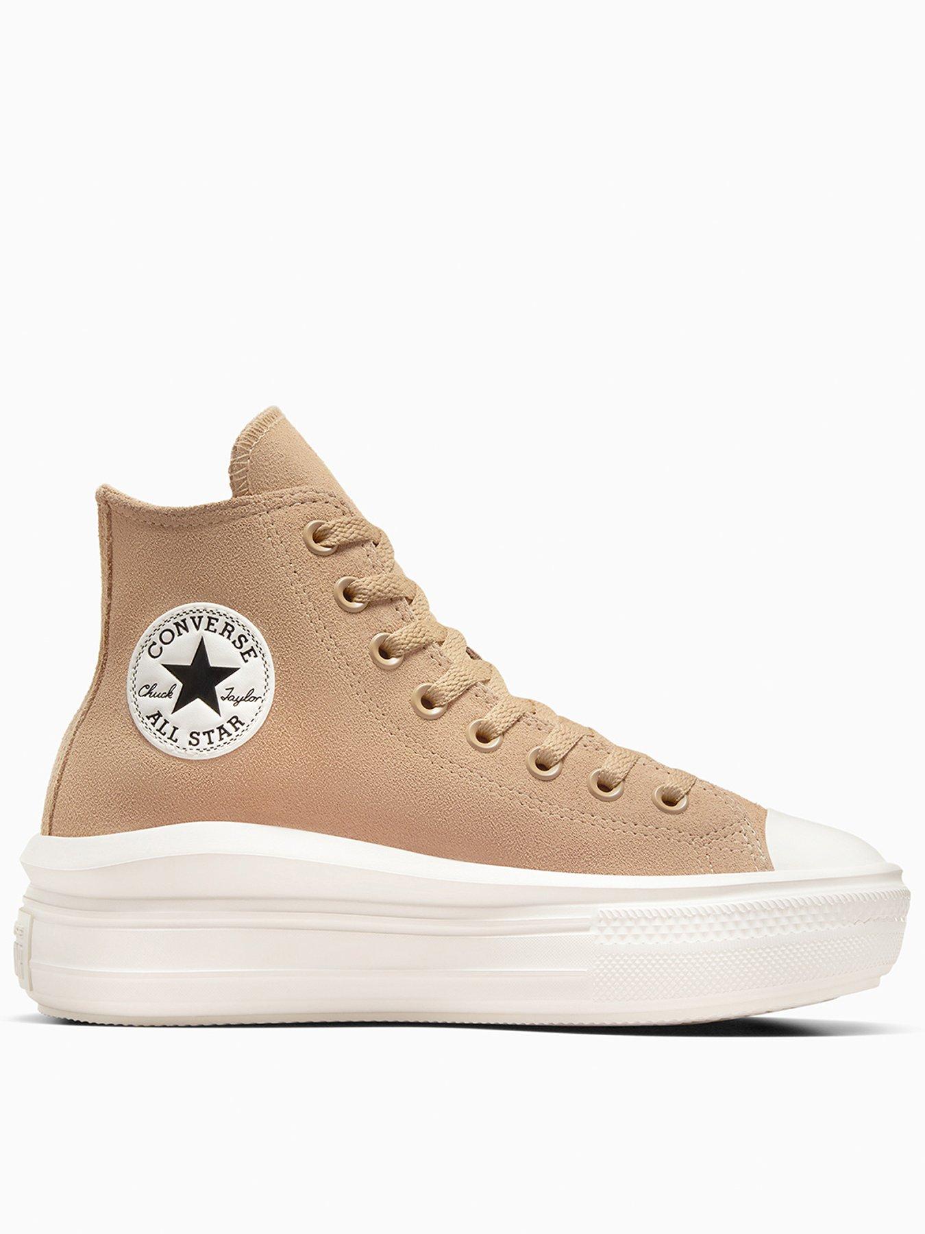 undefined Womens Crafted Color Chuck Taylor All Star Move Trainers - Brown