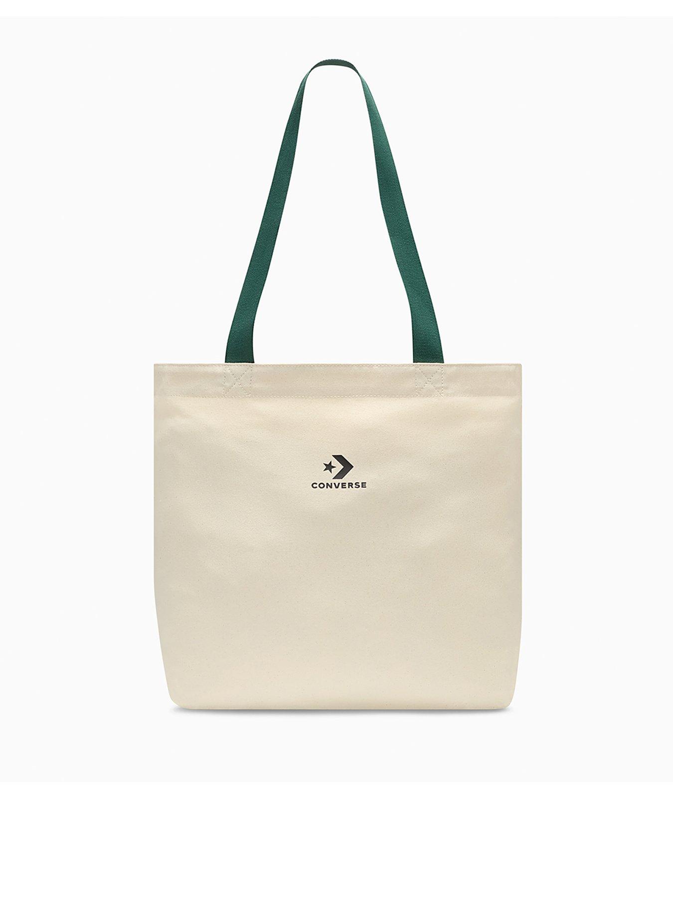 Converse Unisex Canvas Tote - Beige/Grey