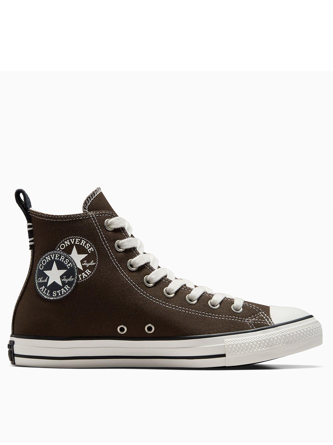 undefined Mens Lux Sport Chuck Taylor All Star Wide Trainers - Beige