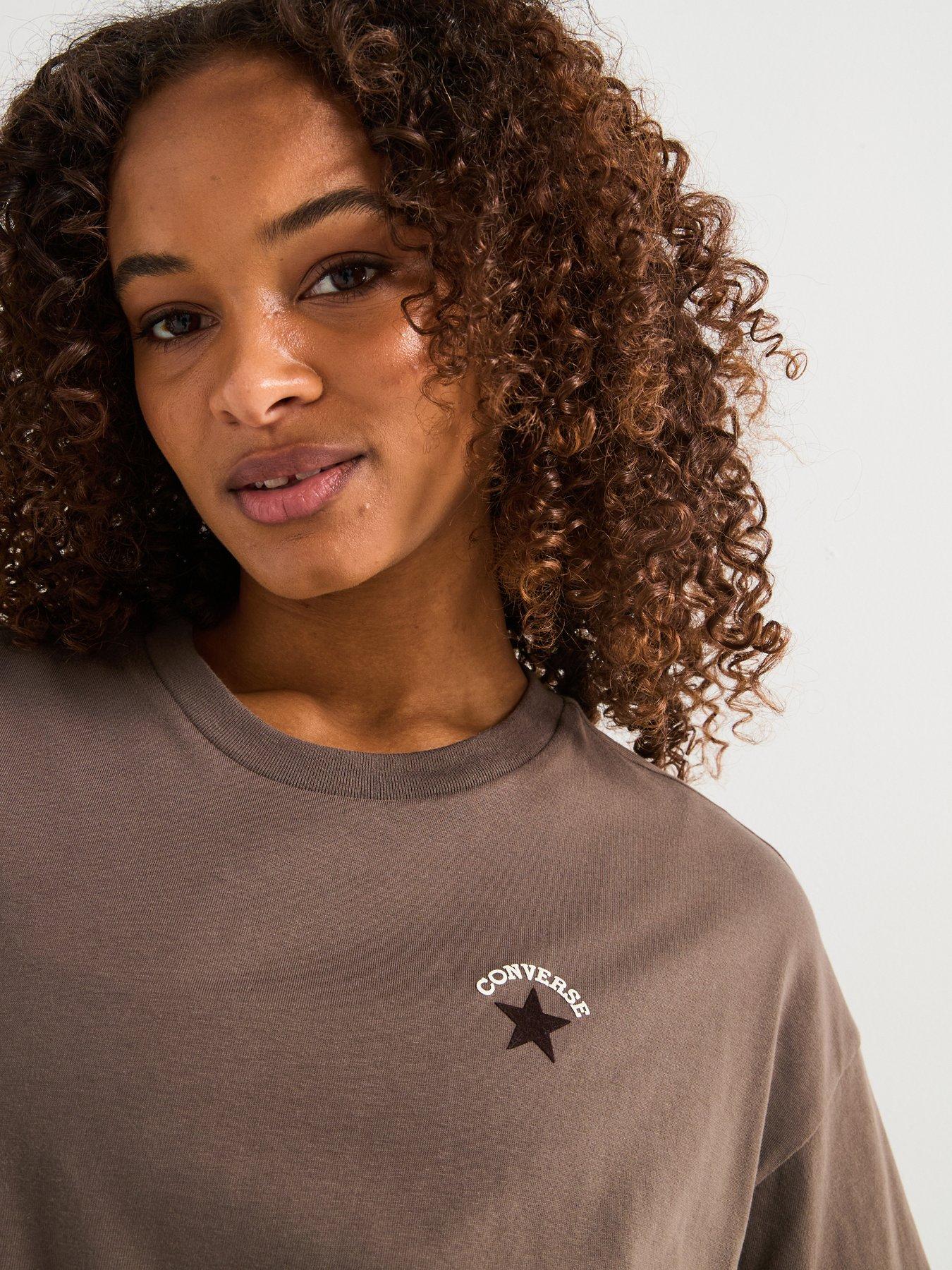 Image 4 of 5 of Converse Womens Chuck T-Shirt - Khaki
