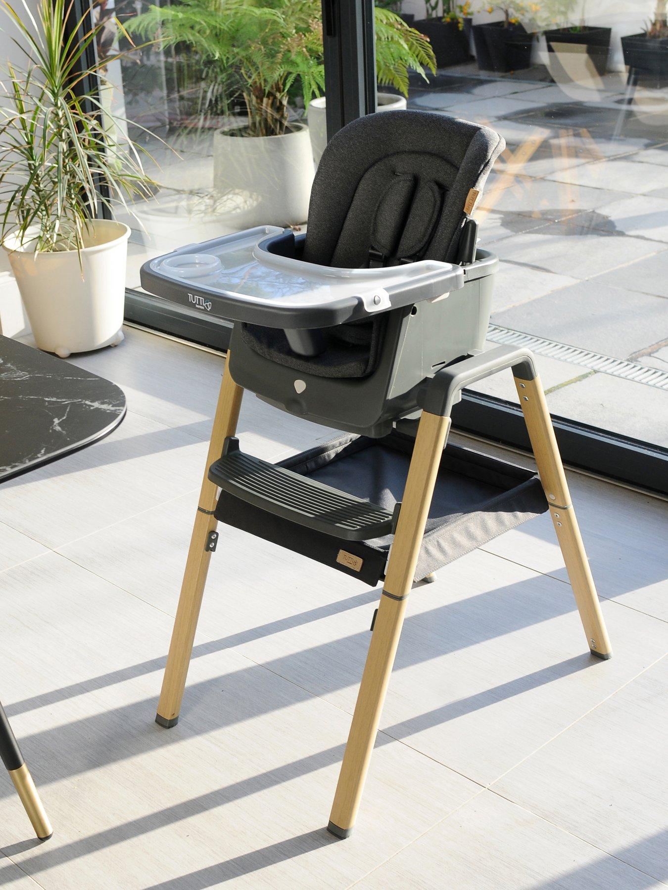 Product photograph of Tutti Bambini Nova Birth To 12 Years Complete Highchair Package - Grey Oak from very.co.uk