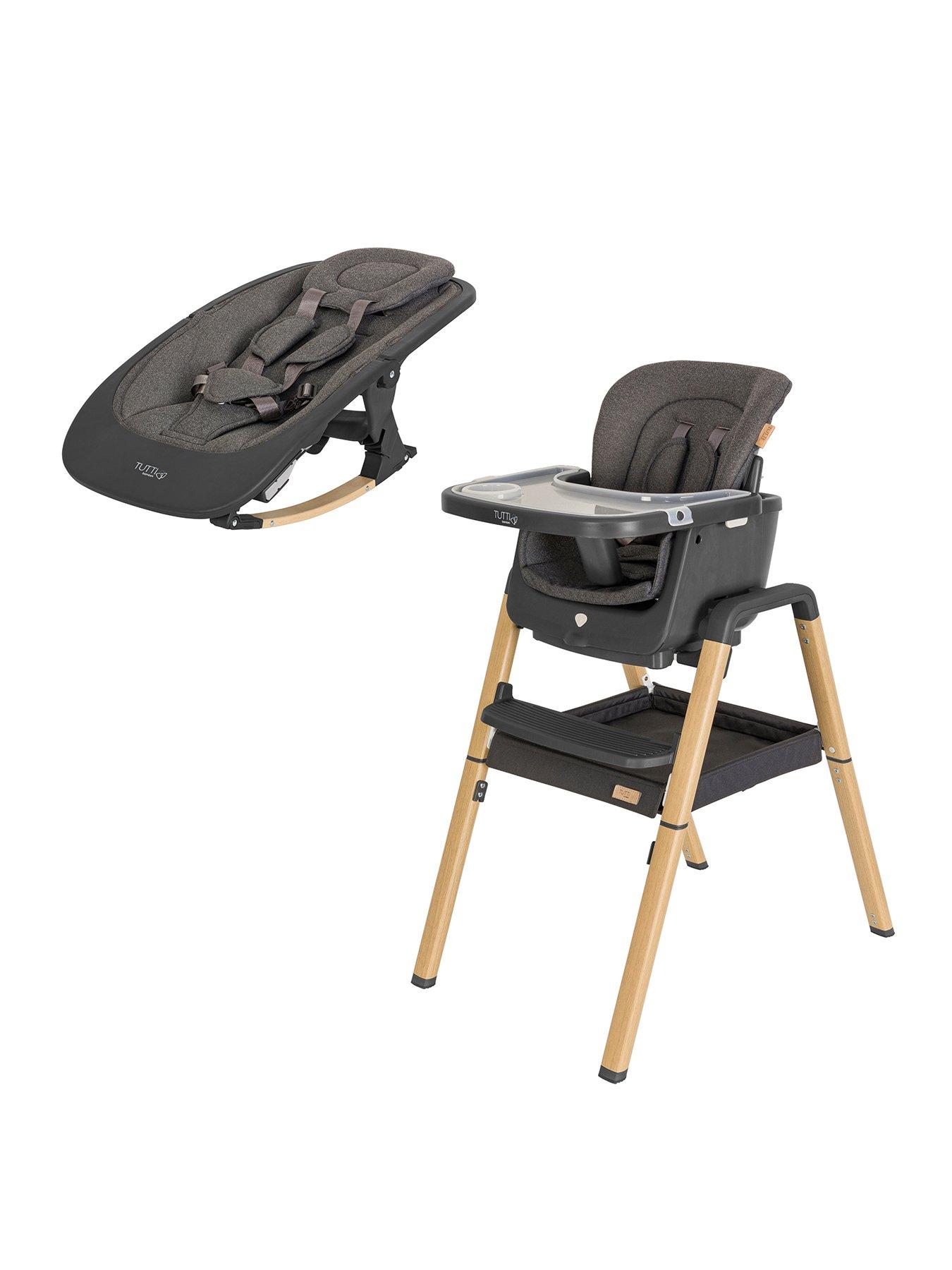 Image 3 of 6 of Tutti Bambini Nova Birth to 12 Years Complete Highchair Package - Grey/Oak