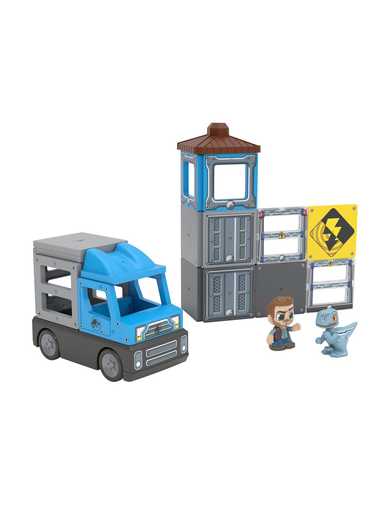 Tile Town Jurassic World Dino Rescue Magnetic Tiles Playset | Very.co.uk