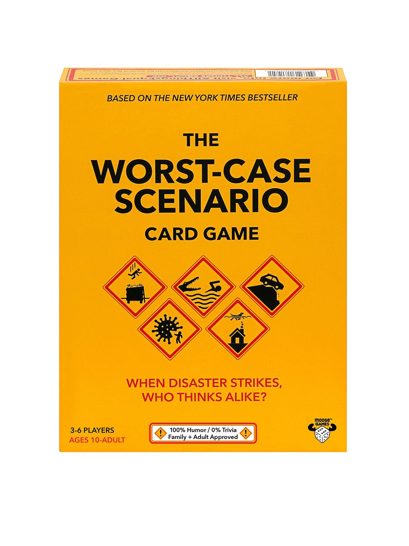 undefined The Worst-Case Scenario Card Game. When Disaster Strikes, Who thinks Alike? 100% Humor / 0% Trivia.