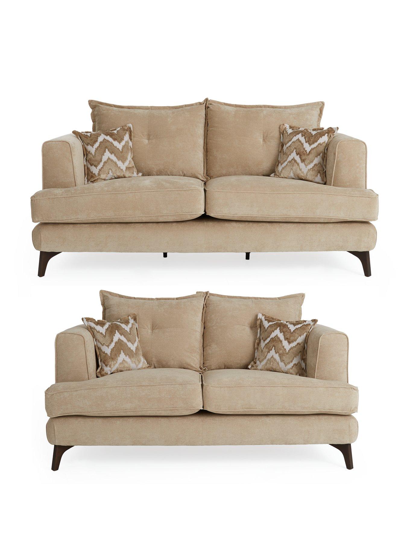 undefined Bali Fabric 3 + 2 Seater Sofa Set (Buy  &  SAVE!)