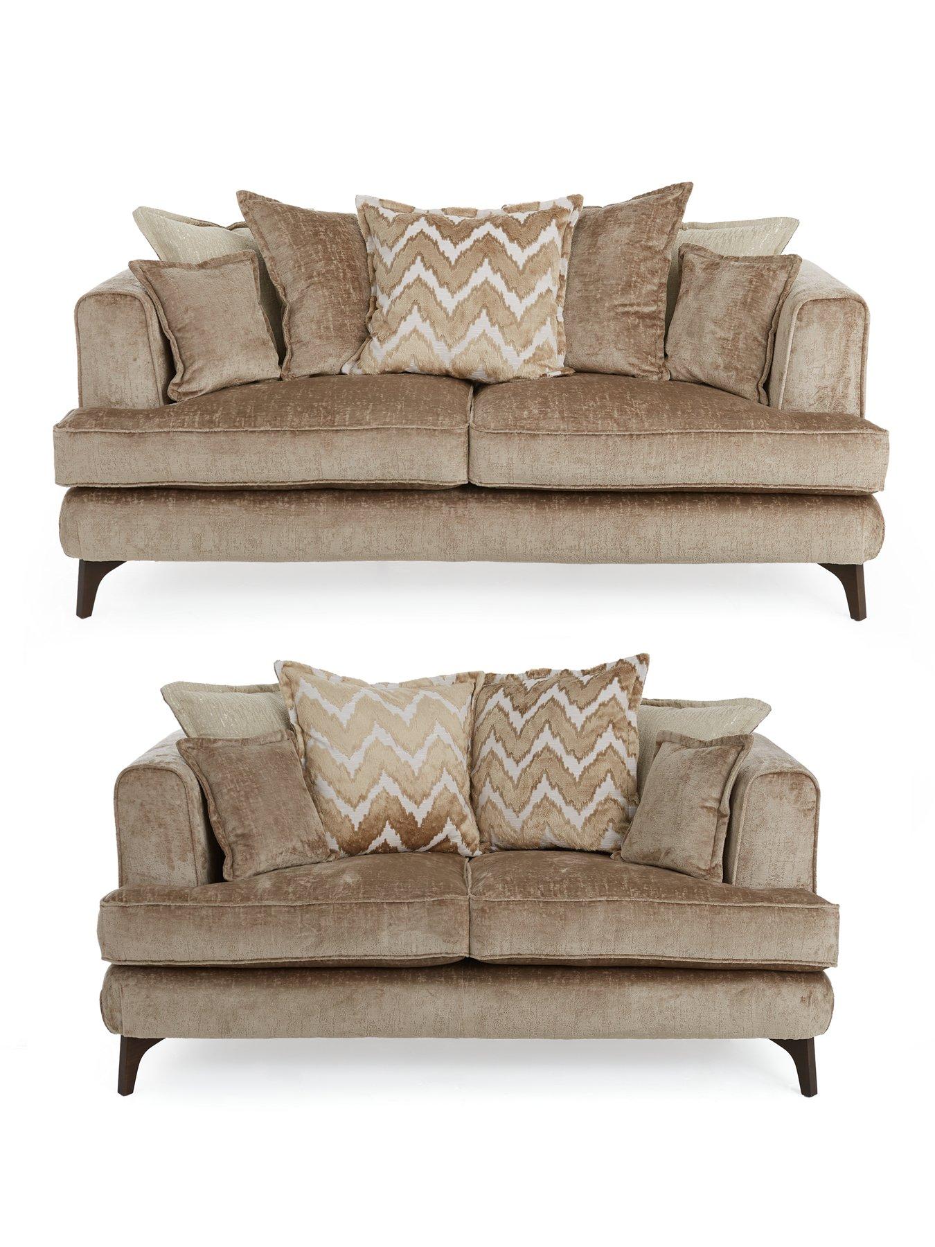 Product photograph of Very Home Capri 3 2 Seater Scatter Sofas from very.co.uk