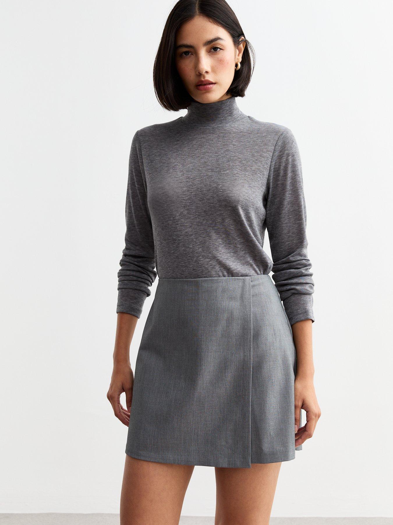 Rocio Wrap Skort - Grey