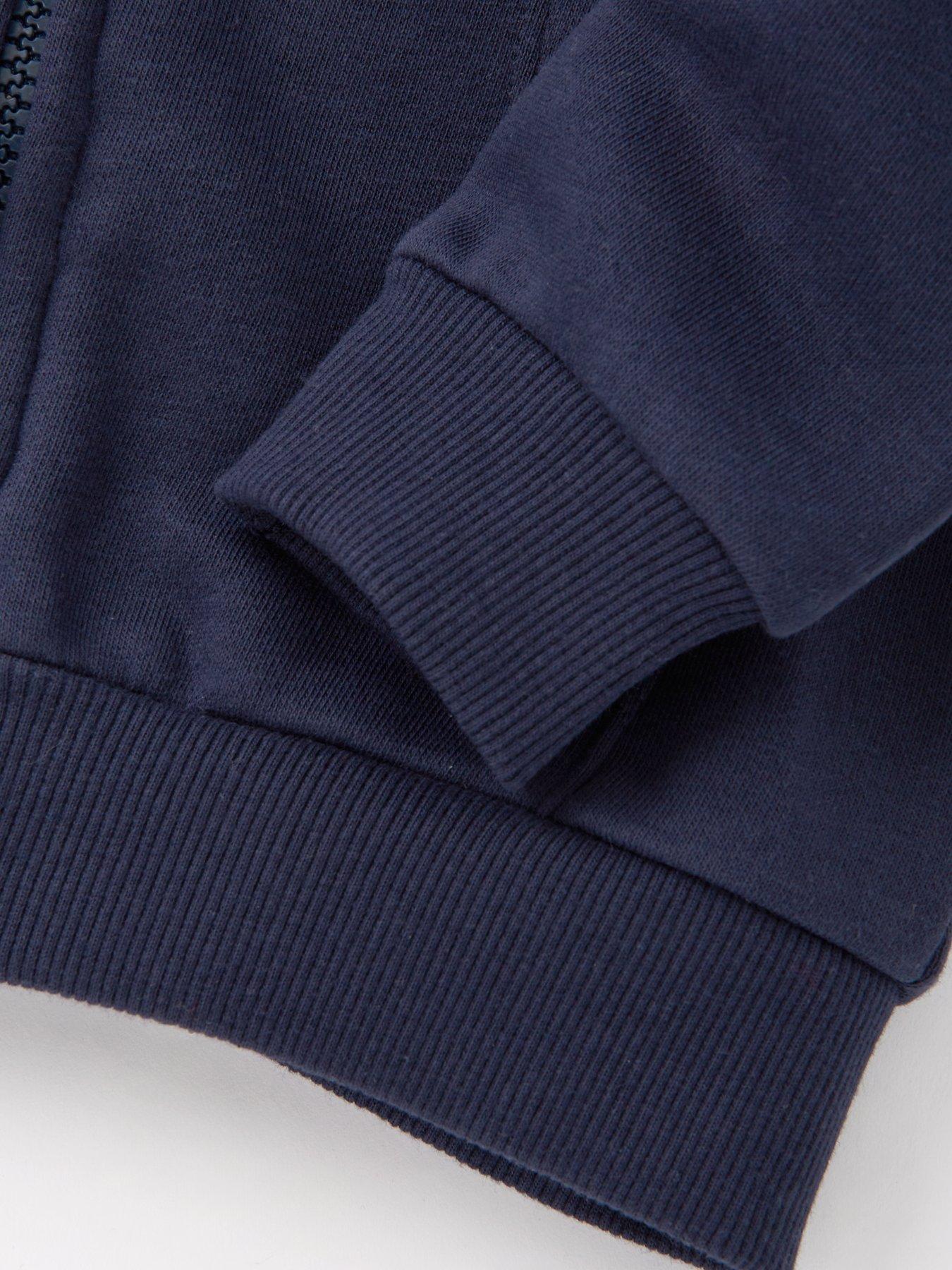 Image 4 of 4 of The Very Collection Boys Zip Through Hoodie - Navy