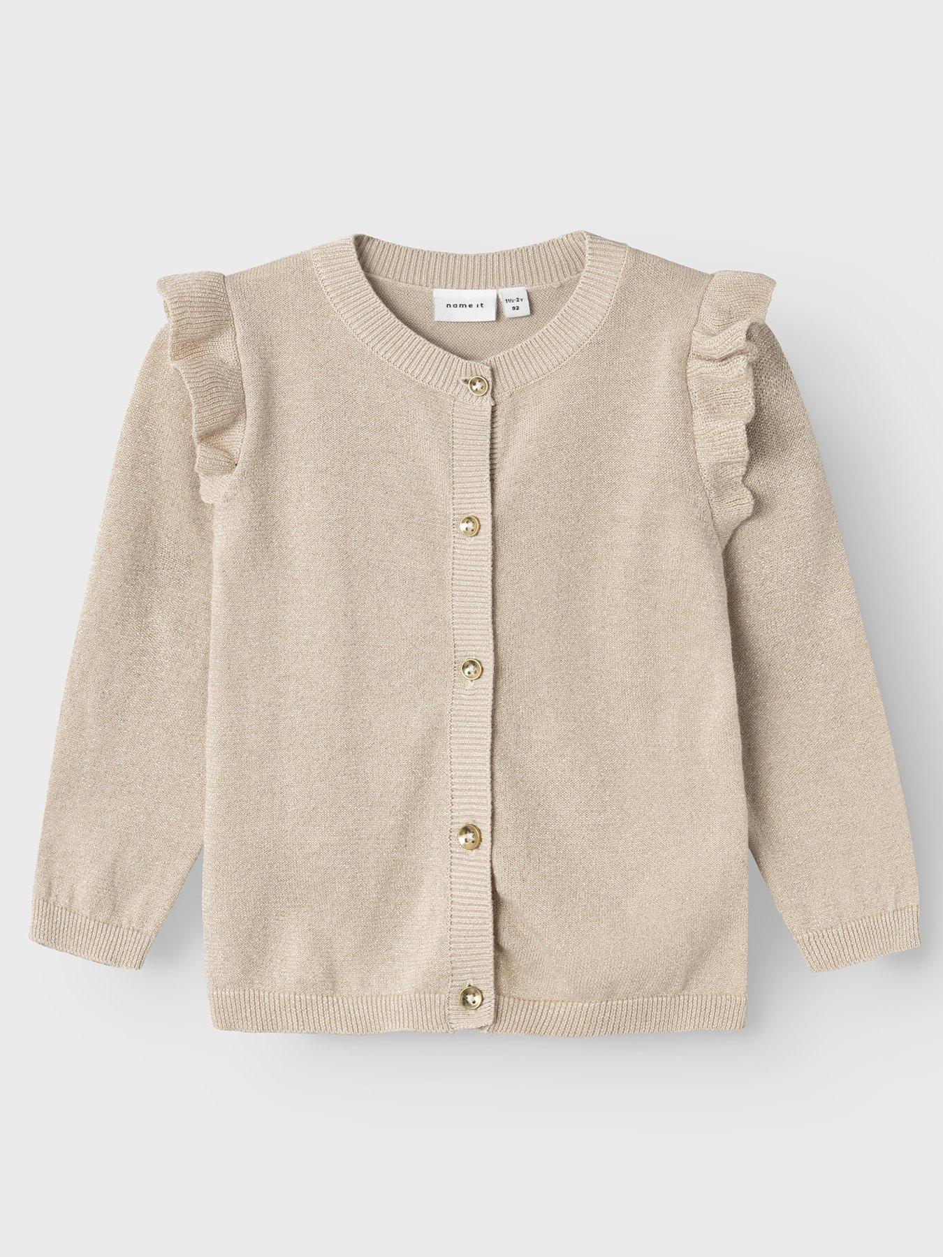 Gold Jumpers cardigans Girls clothes Child baby Very