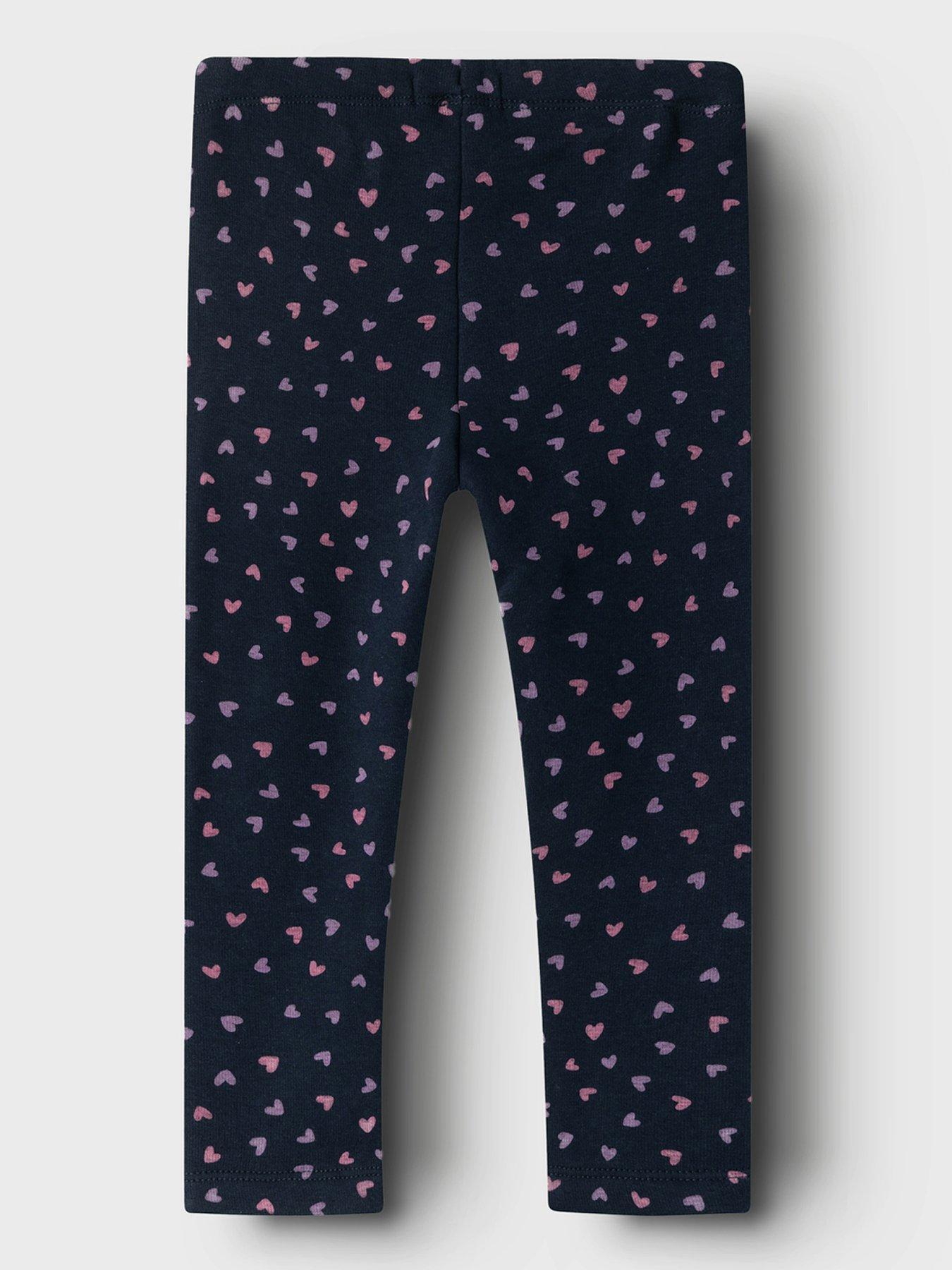 Printed fleece lined leggings hotsell