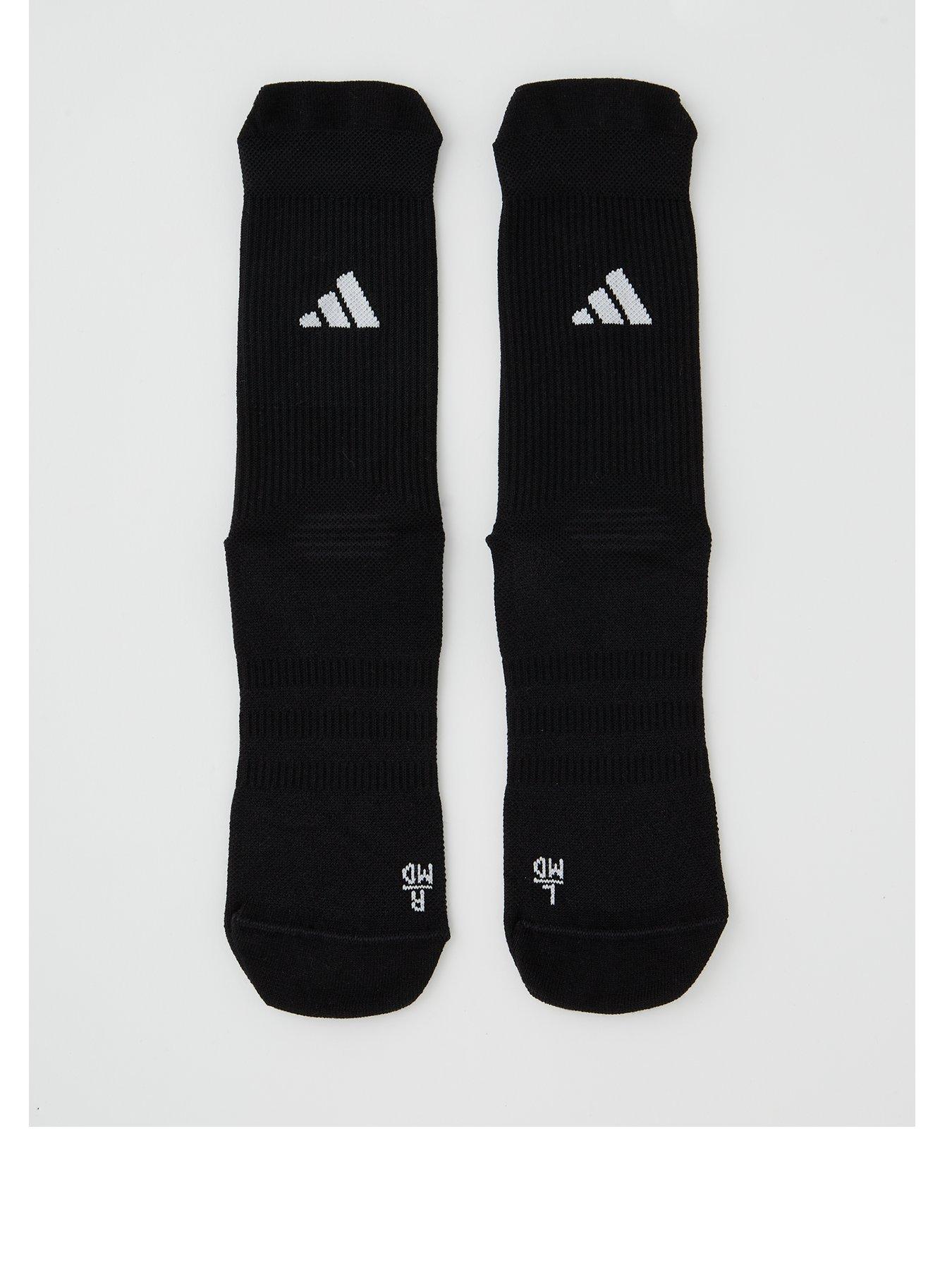 undefined Football Crew Performance Socks - Black/white