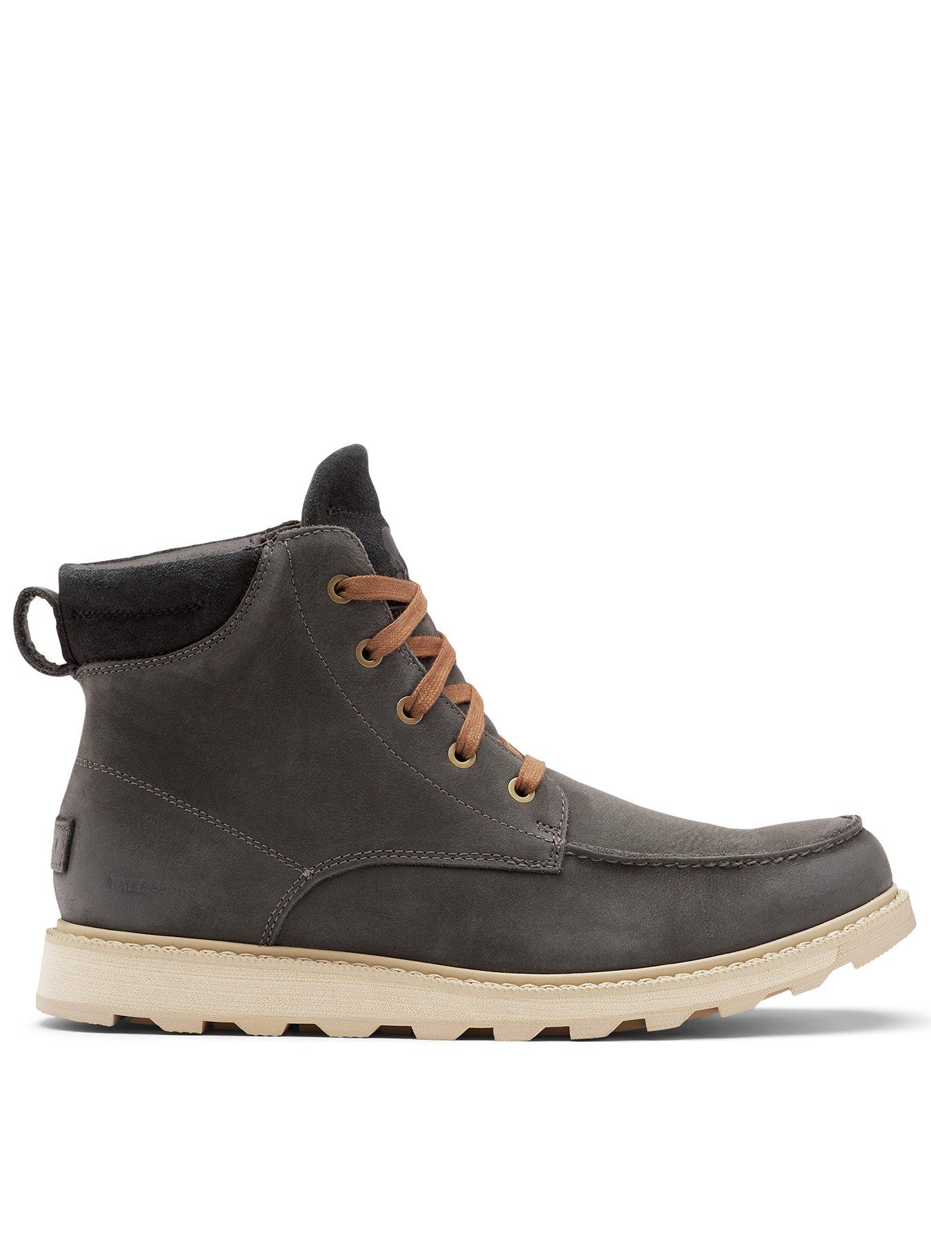 undefined Mens Madson 2 Moc Toe Waterproof Boots- Grey
