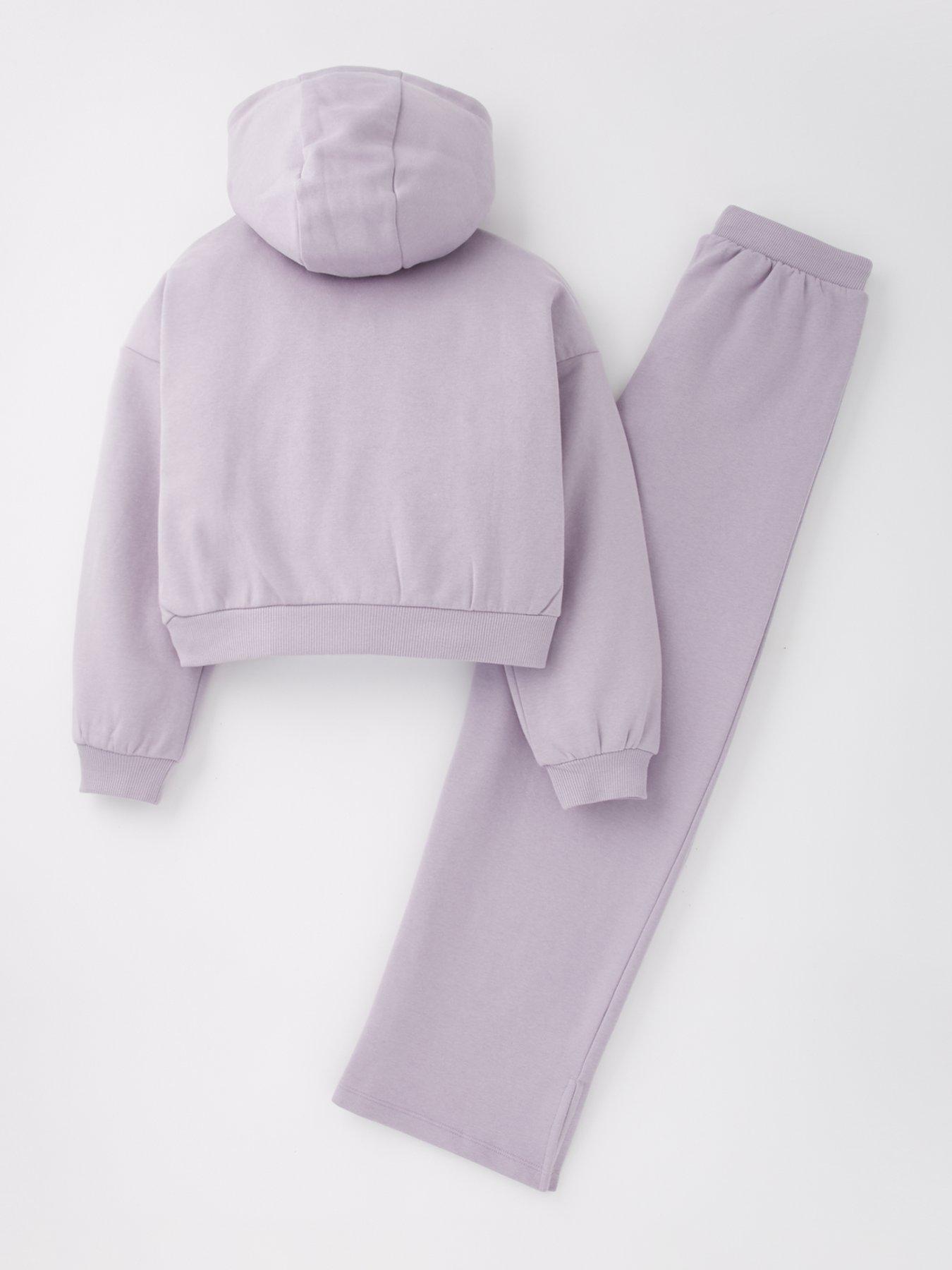 Image 2 of 4 of Everyday Girls Hoodie And Jogger Set - Lilac