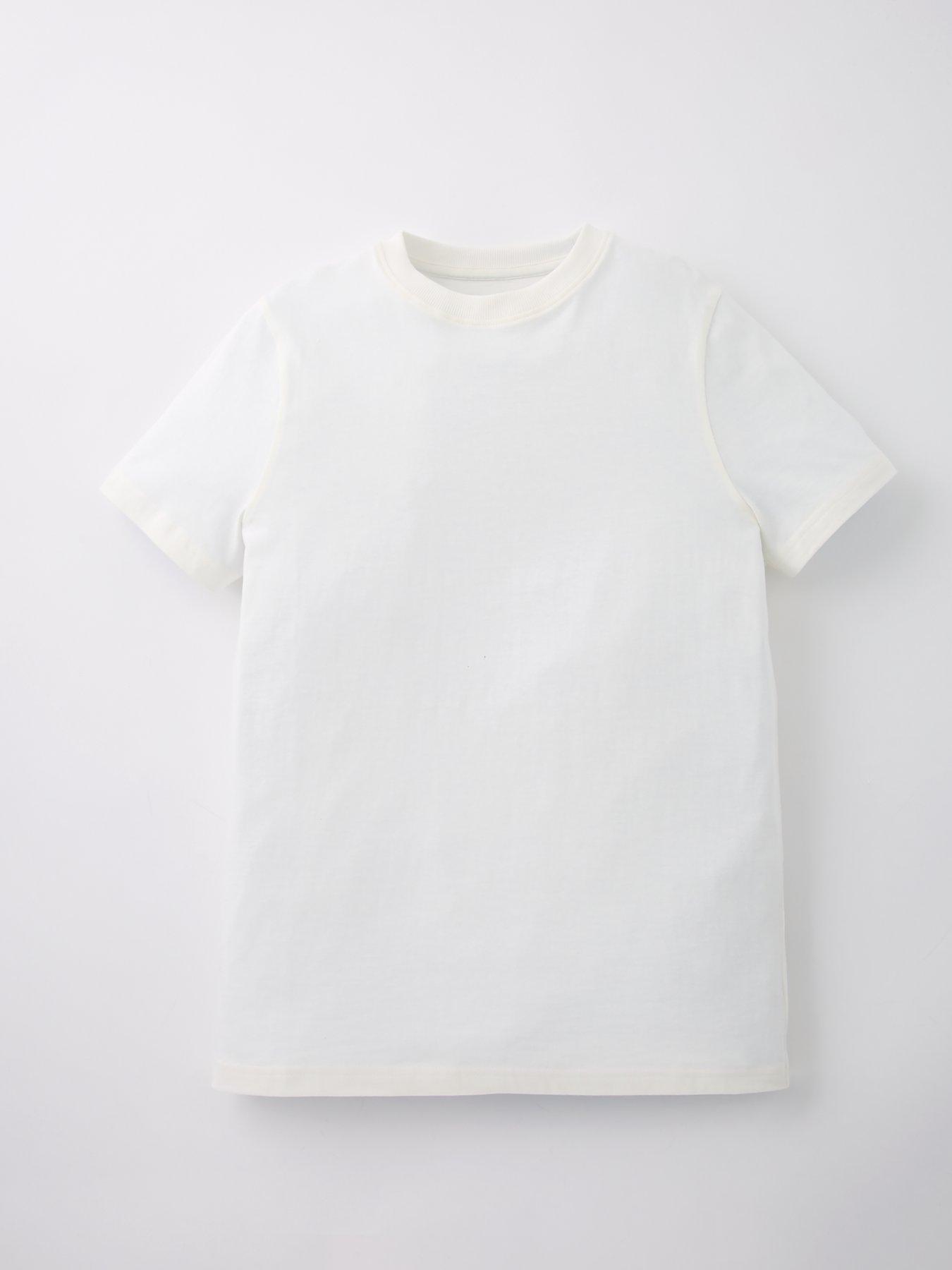 Image 4 of 5 of Everyday Boys 3 Pack Solid Short Sleeve T-Shirt - Blue