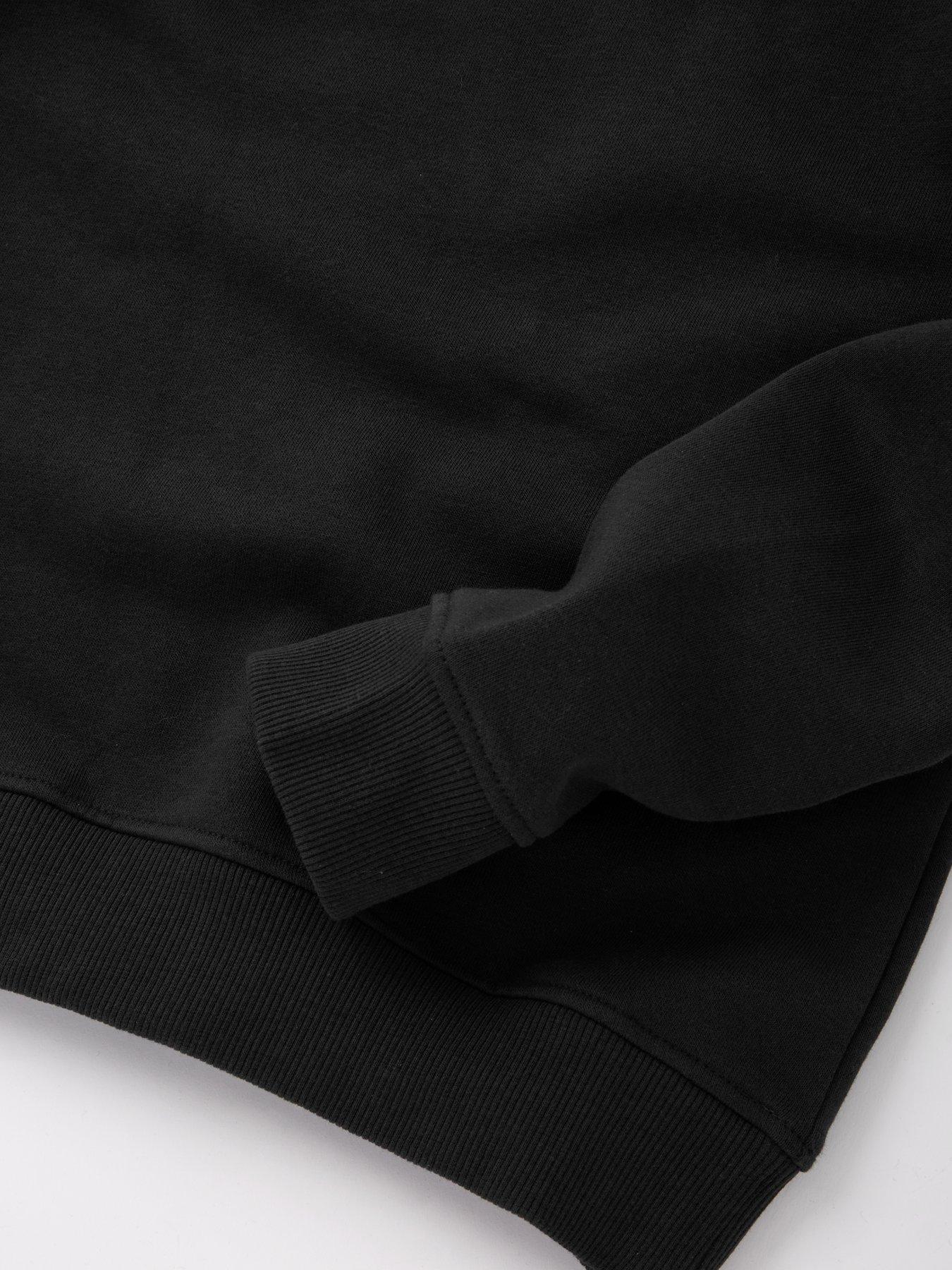 Image 5 of 6 of The Very Collection Boys Crew Basic Sweatshirt - Black
