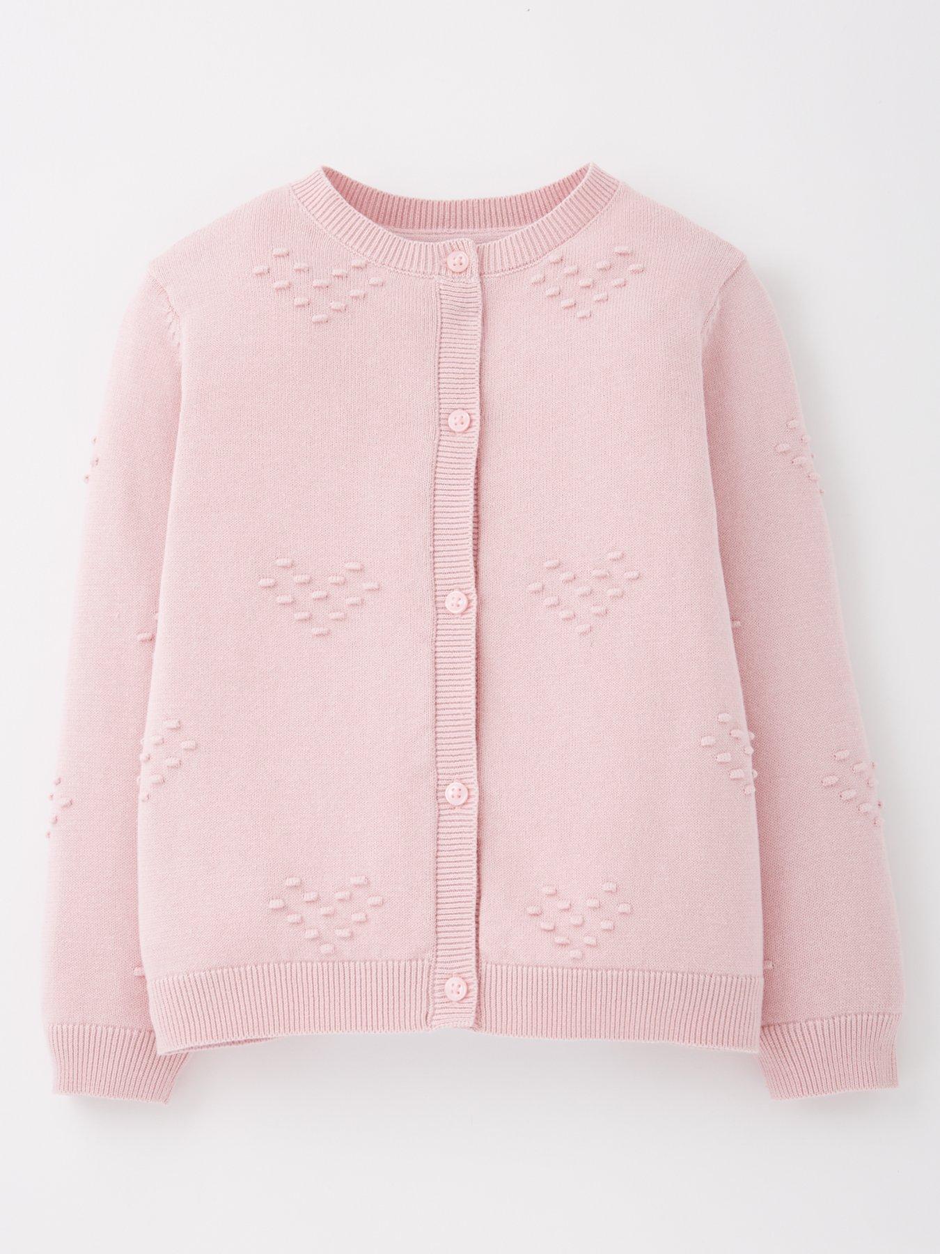 Image 1 of 4 of Everyday Girls Bobble Cardigan - Pink
