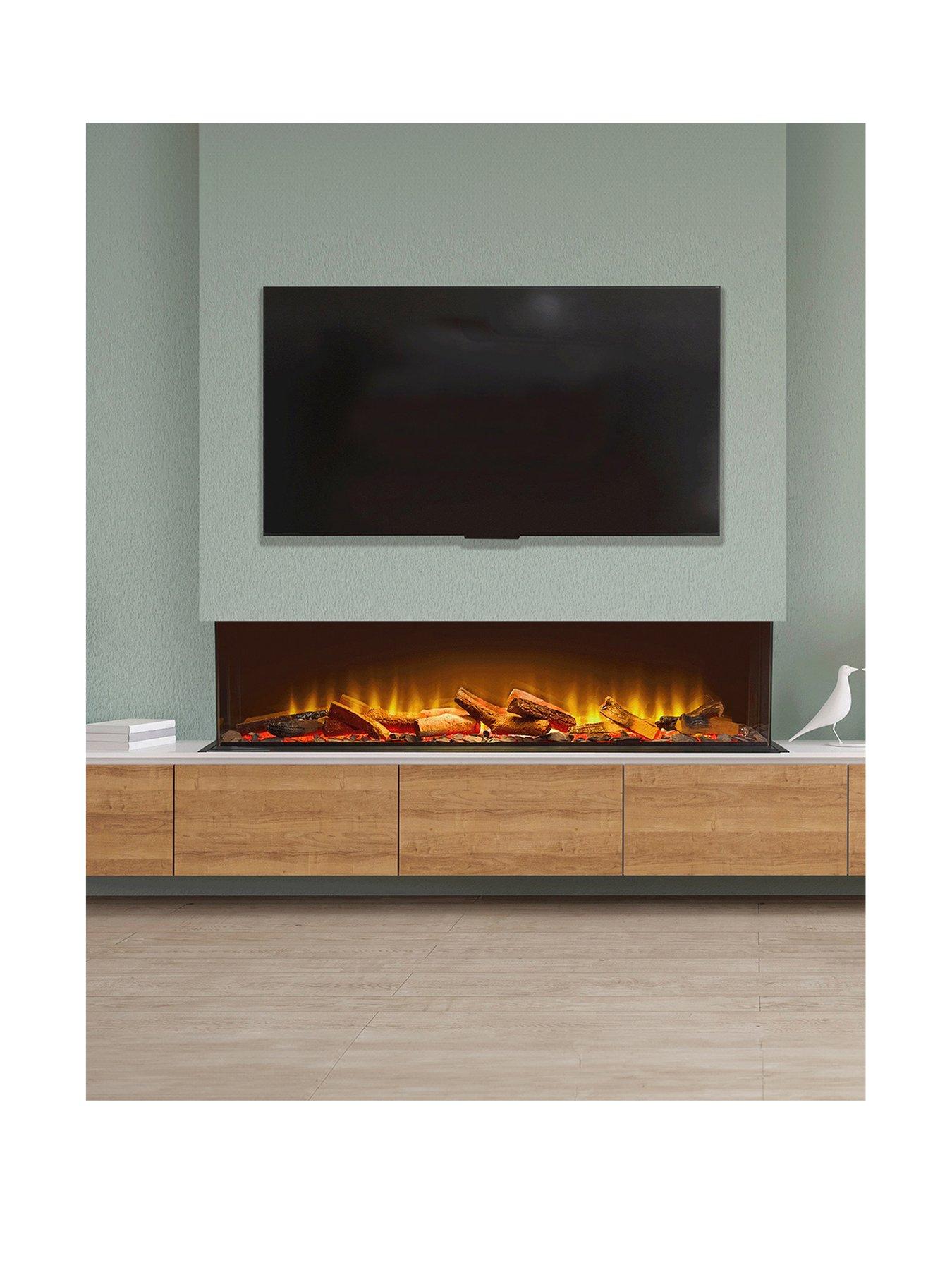 Image 1 of 6 of undefined Acantha Aspire 125 Panoramic Media Wall Electric Fire