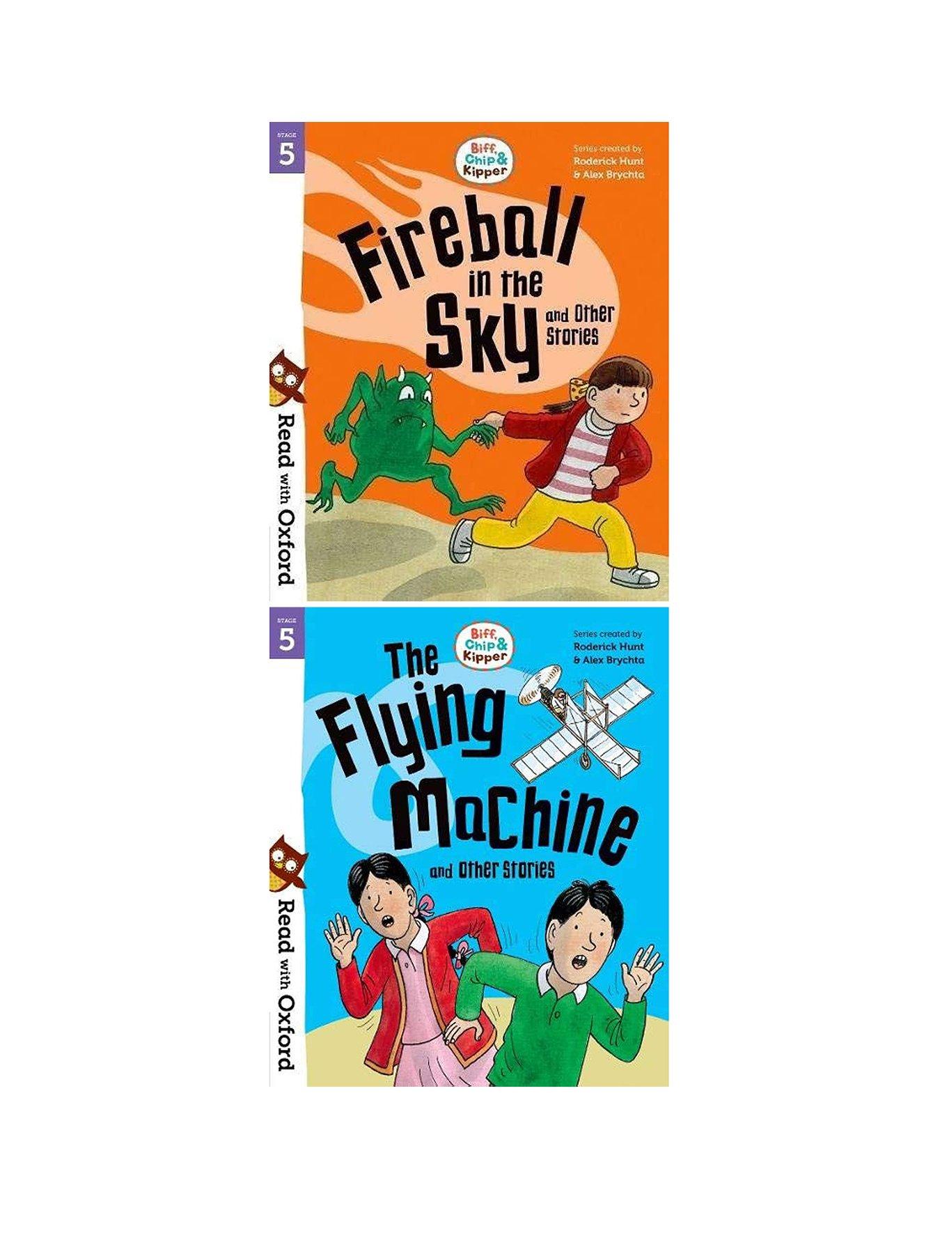 undefined Read With Oxford Stage 5: Biff, Chip & Kipper Bind Up: Fireball In Sky & Flying Machine - 2 Book Set