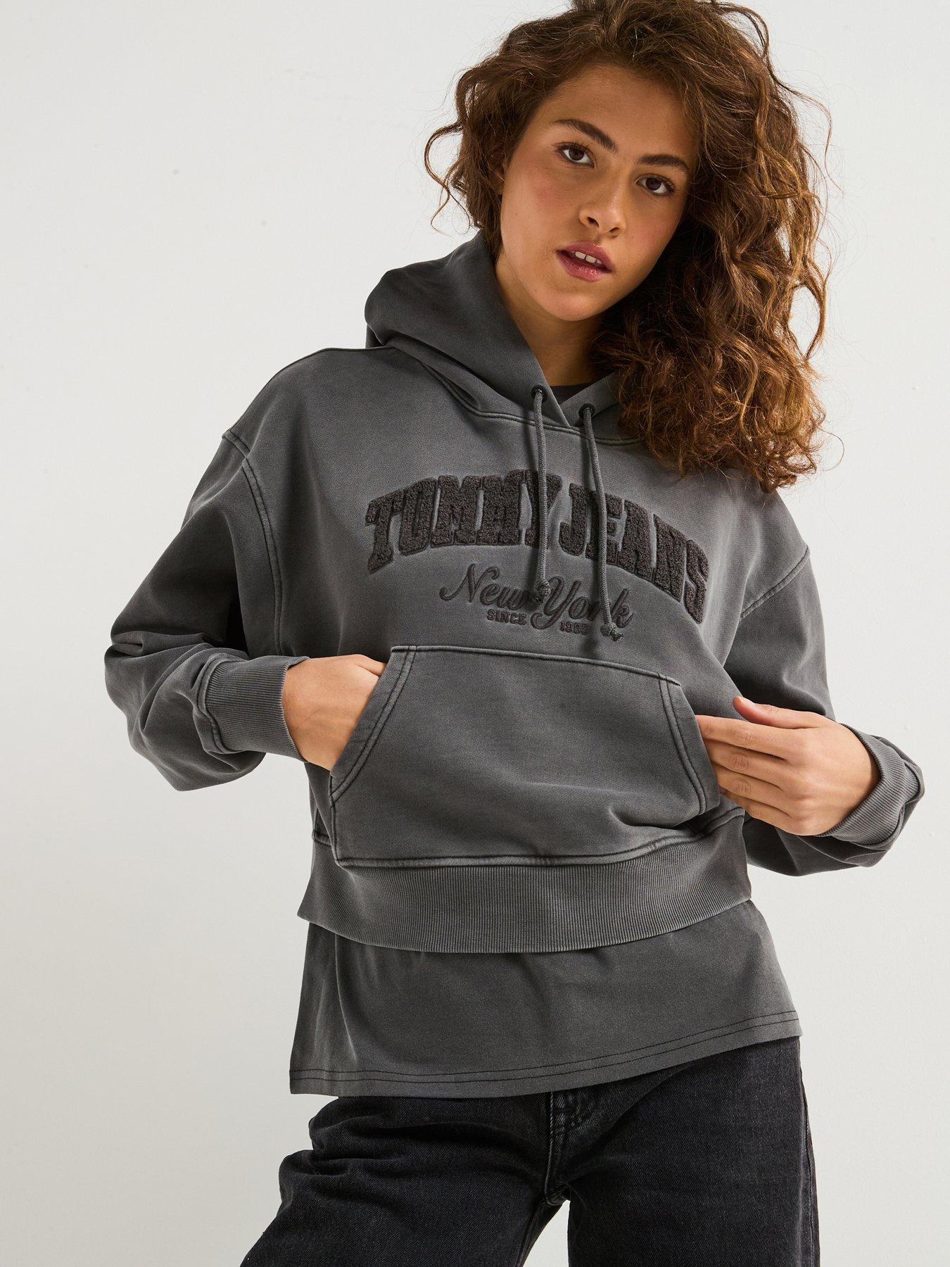 undefined Varsity Logo Hoodie - Black