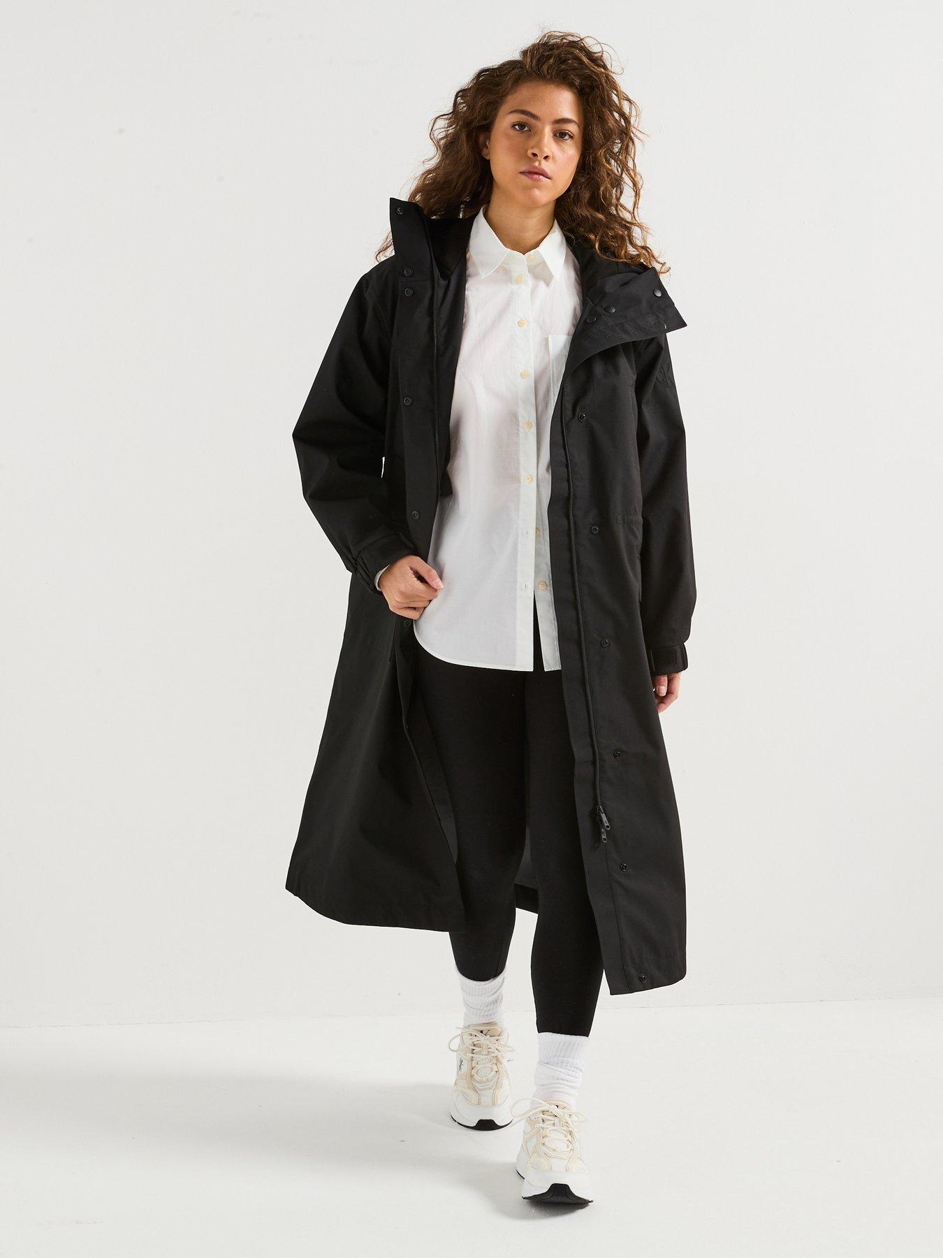 Calvin Klein Jeans Long Trench Coat Black Very