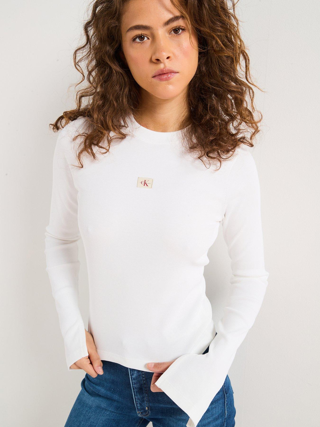 Plus size calvin klein t shirt 2025