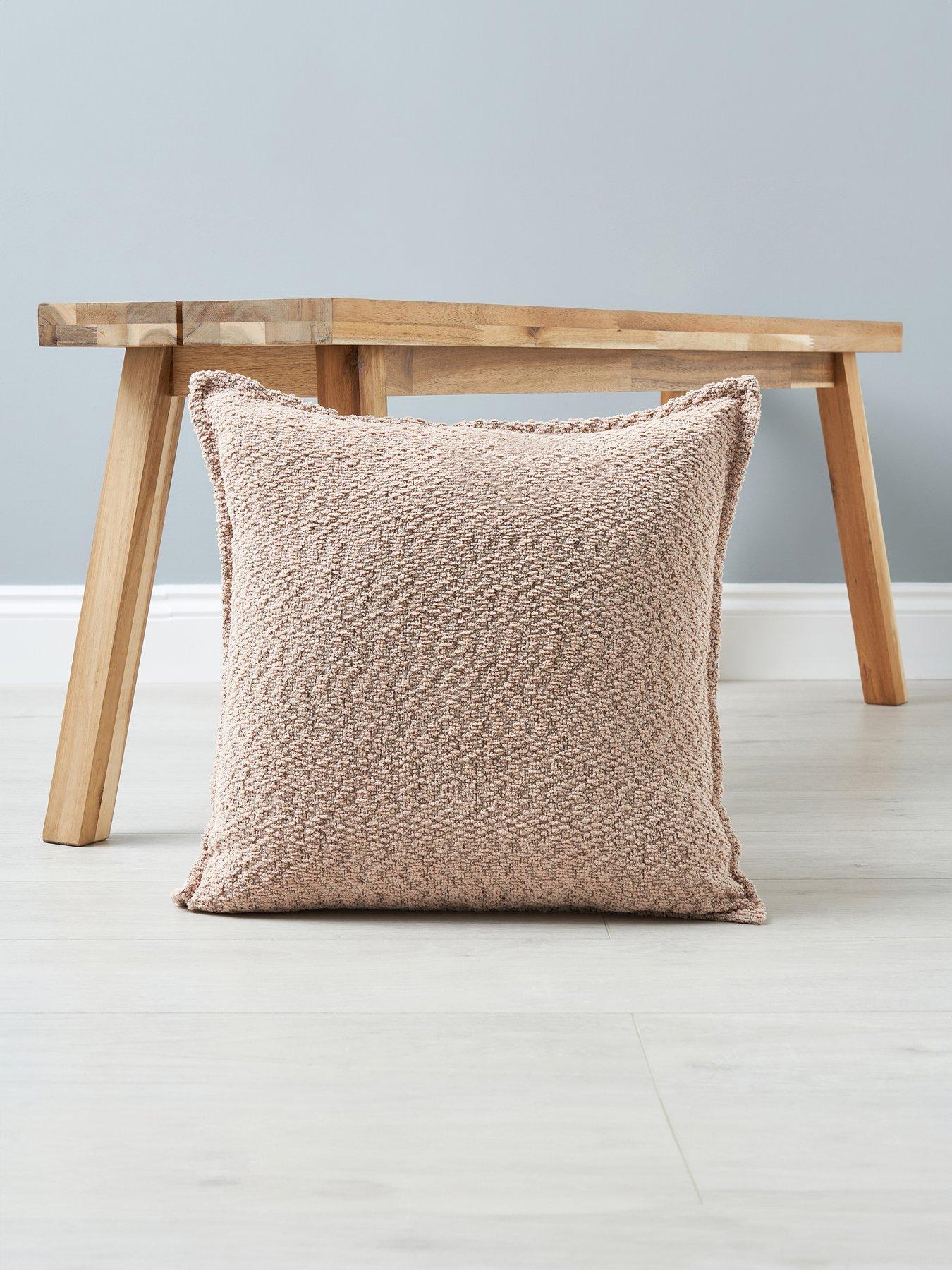 undefined Mottled Boucle Cushion 45 X 45cm