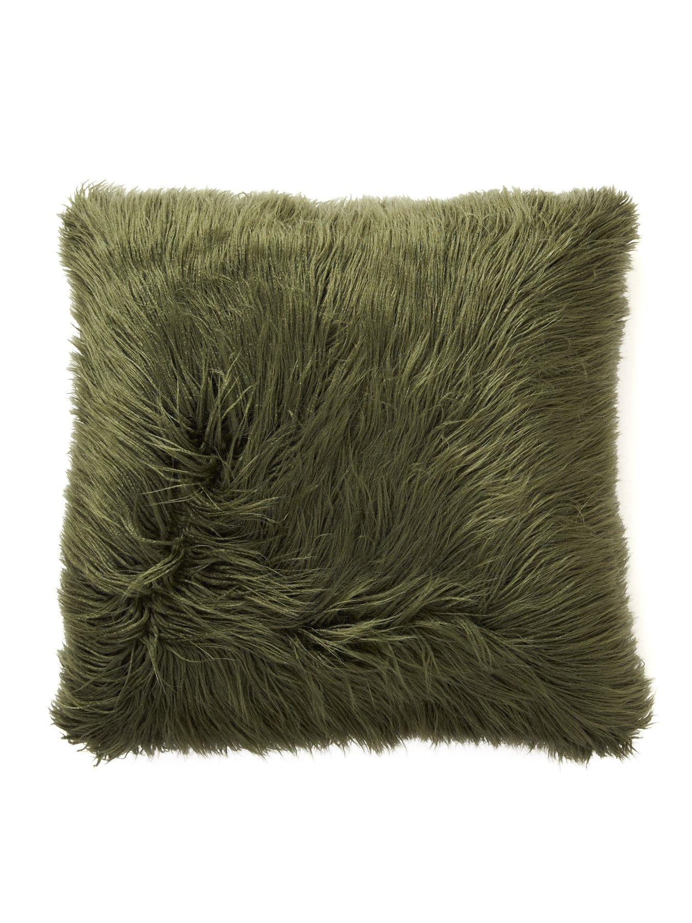 The Very Collection Mongolian Faux Fur Cushion 50 X 50cm