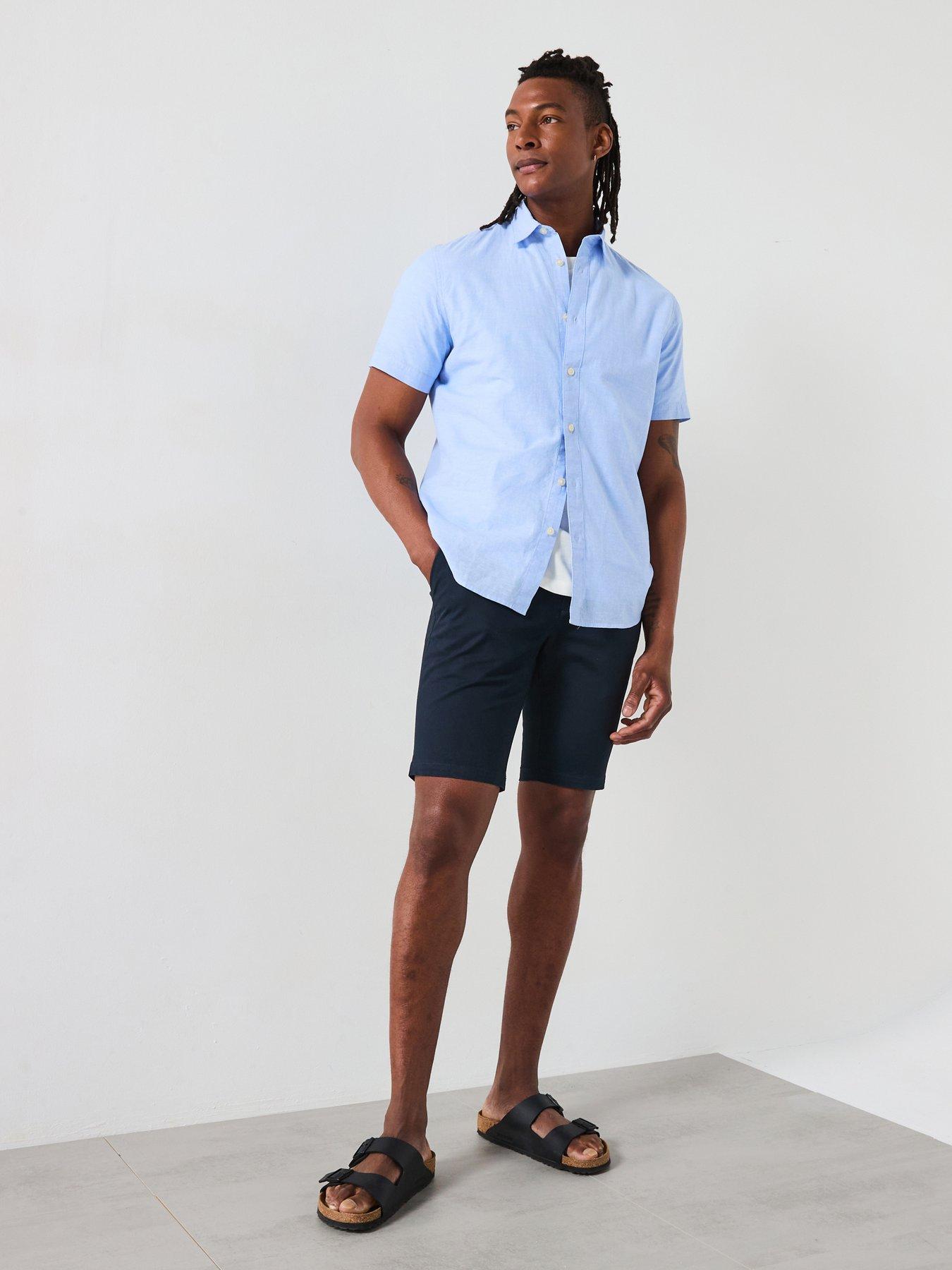 undefined Stretch Chino Shorts - Navy