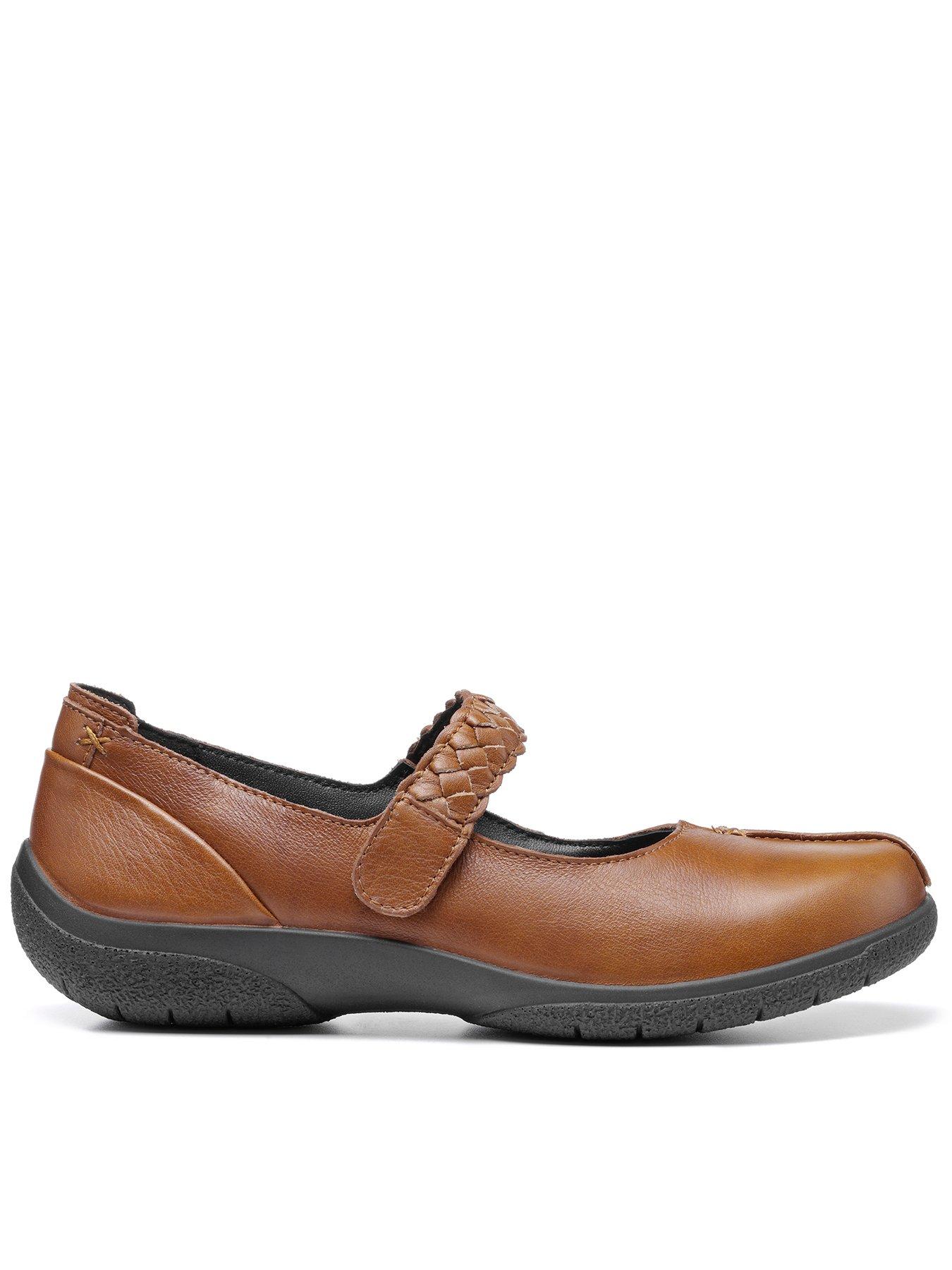Chaussures Femme Hotter Shake II Wide - Confort Optimal Cuir Et Textile Avec Semelle OrthoLite
