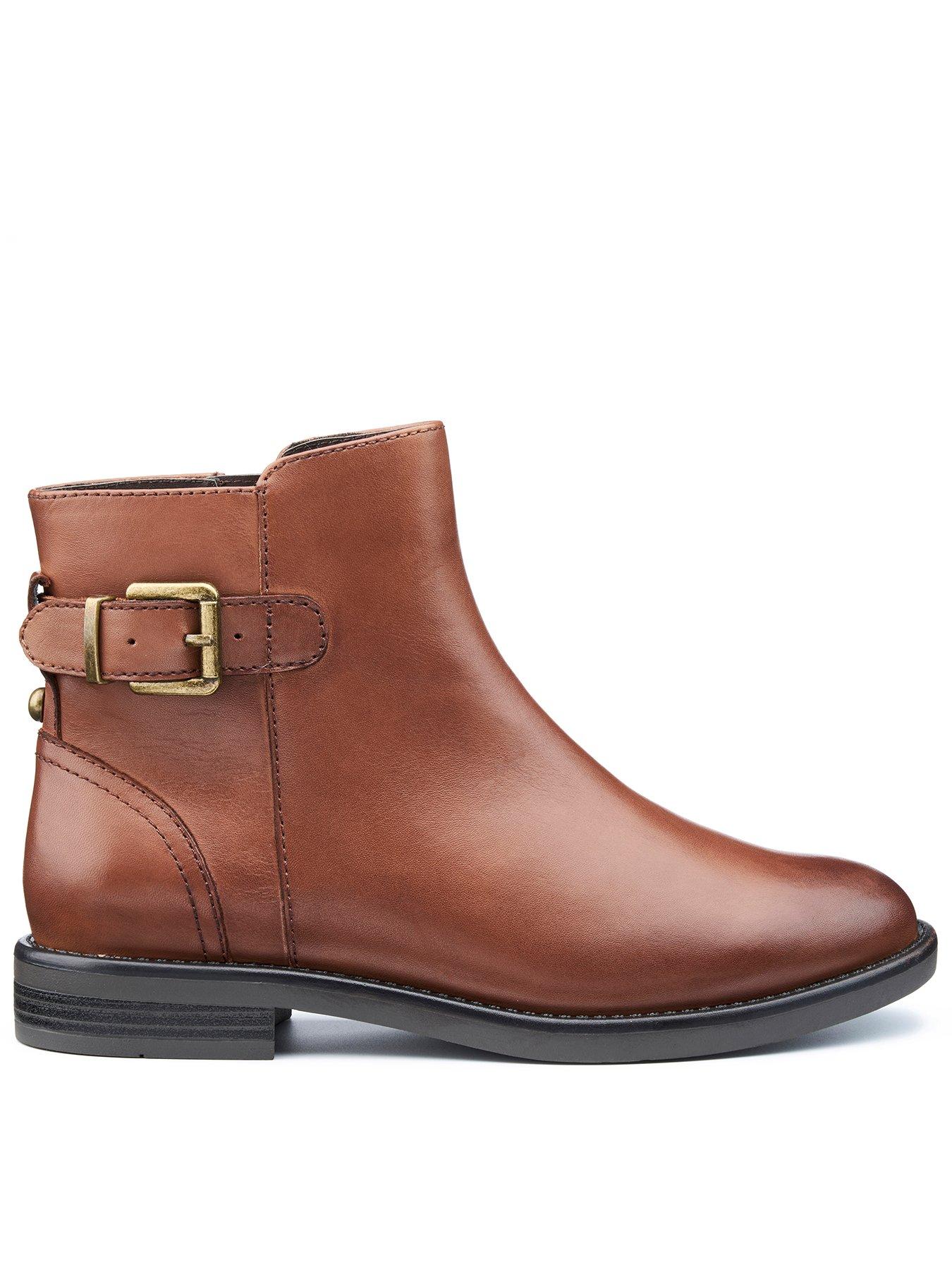 Image 1 of 5 of Hotter Ascot Wide Fit Boot - Brown