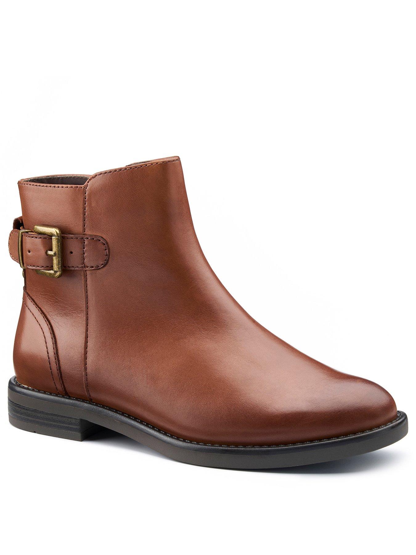 Image 2 of 5 of Hotter Ascot Wide Fit Boot - Brown