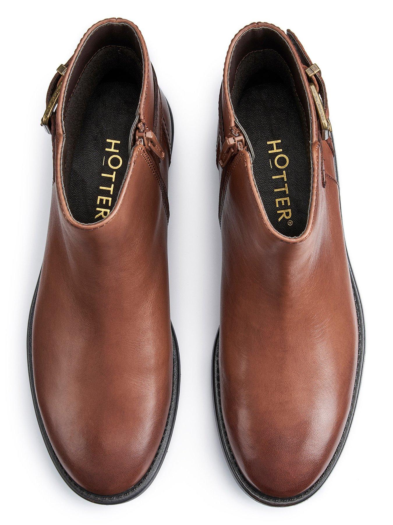 Image 4 of 5 of Hotter Ascot Wide Fit Boot - Brown
